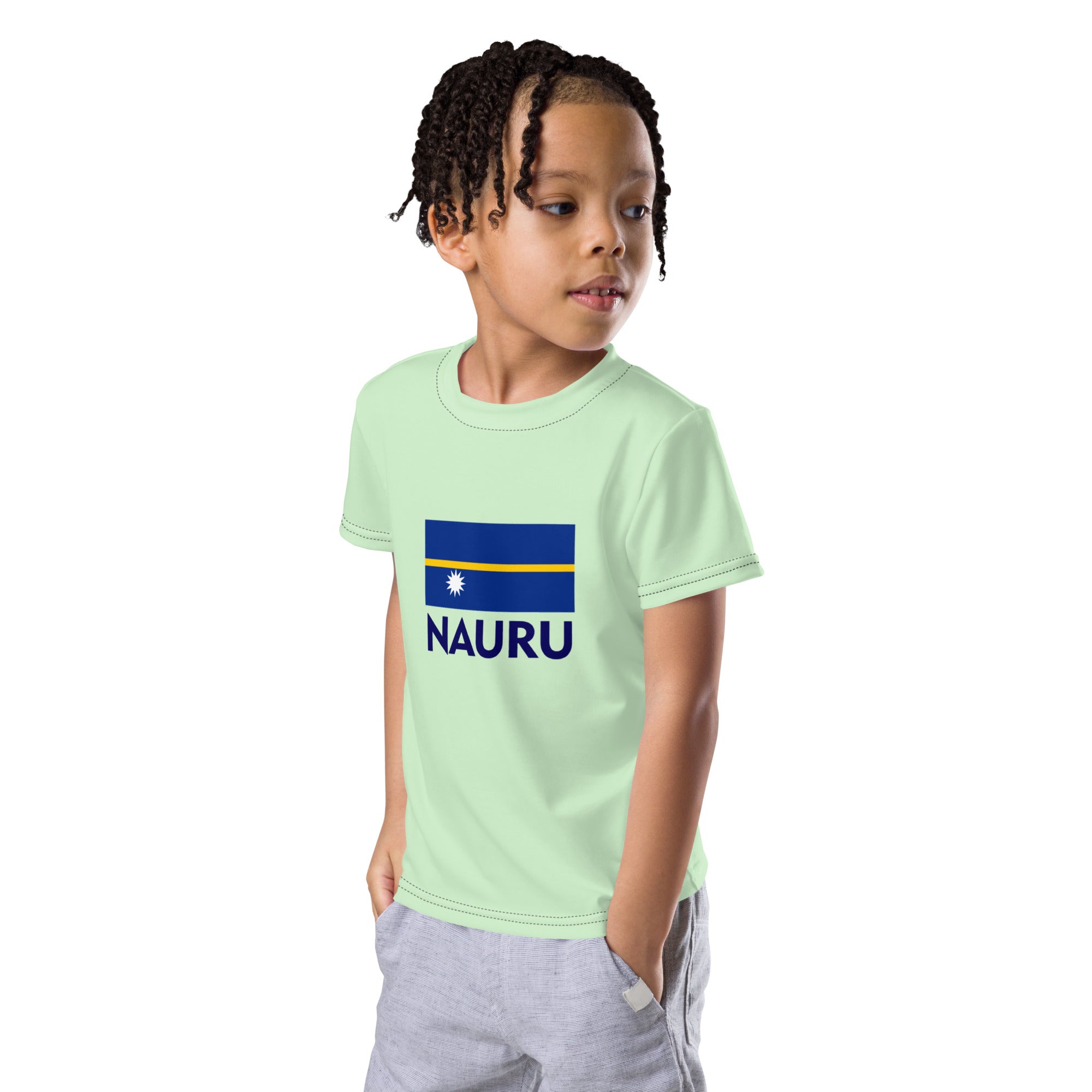 NAURU - Kids crew neck t-shirt