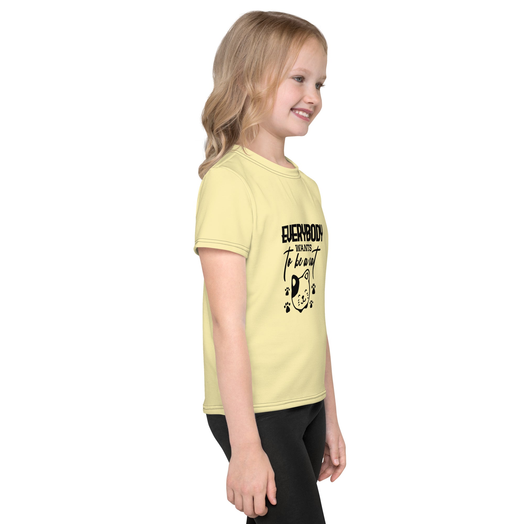 EVERYBODY WANTS TO BE A CAT - Kids crew neck t-shirt