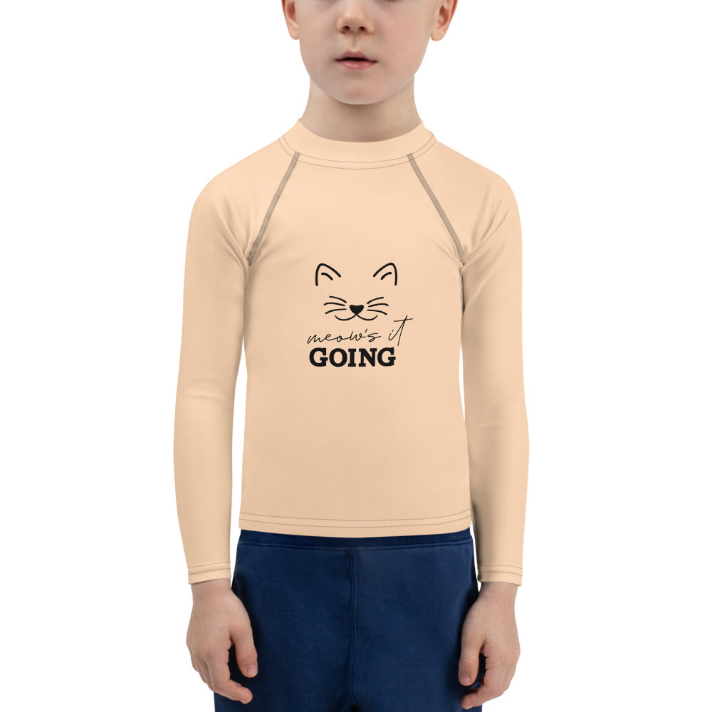 MEOW'S IT GOING - Kids Rash Guard