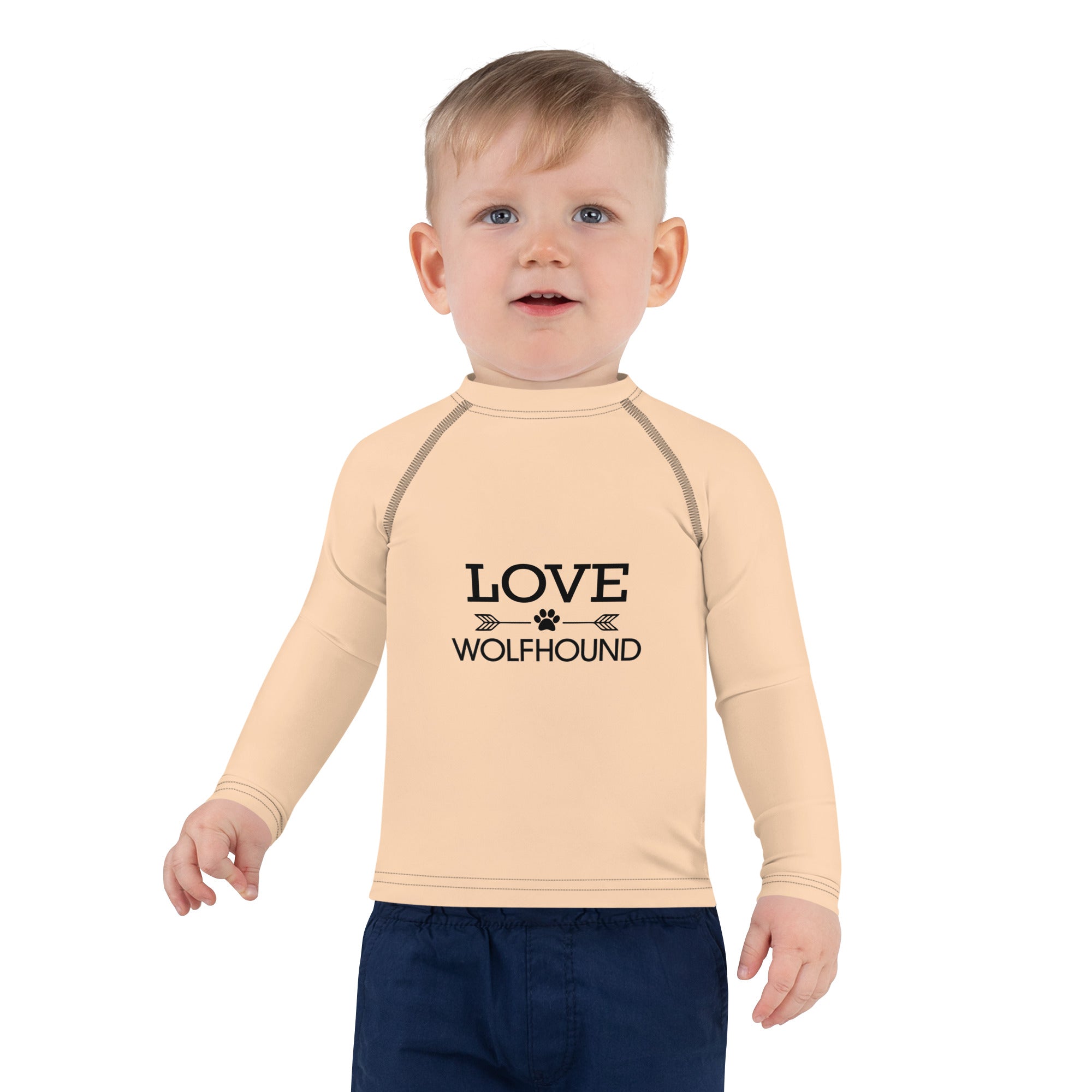 LOVE WOLFHOUND - Kids Rash Guard