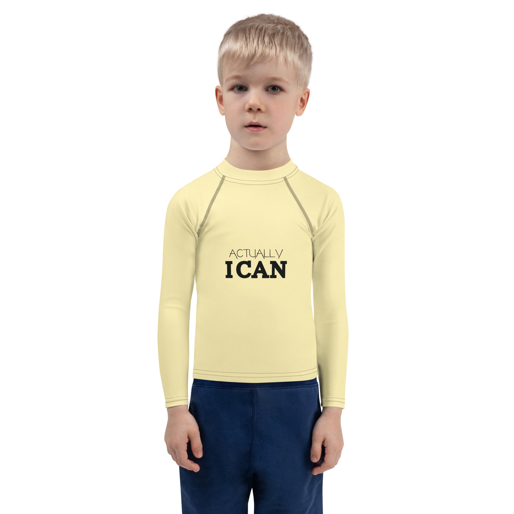 ACTUALLY I CAN - Kids Rash Guard