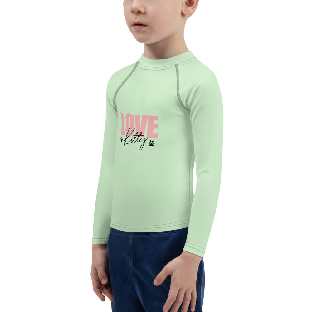 LOVE KITTY - Kids Rash Guard