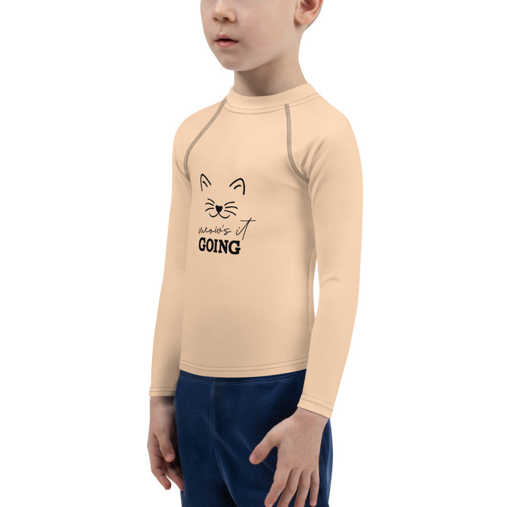 MEOW'S IT GOING - Kids Rash Guard