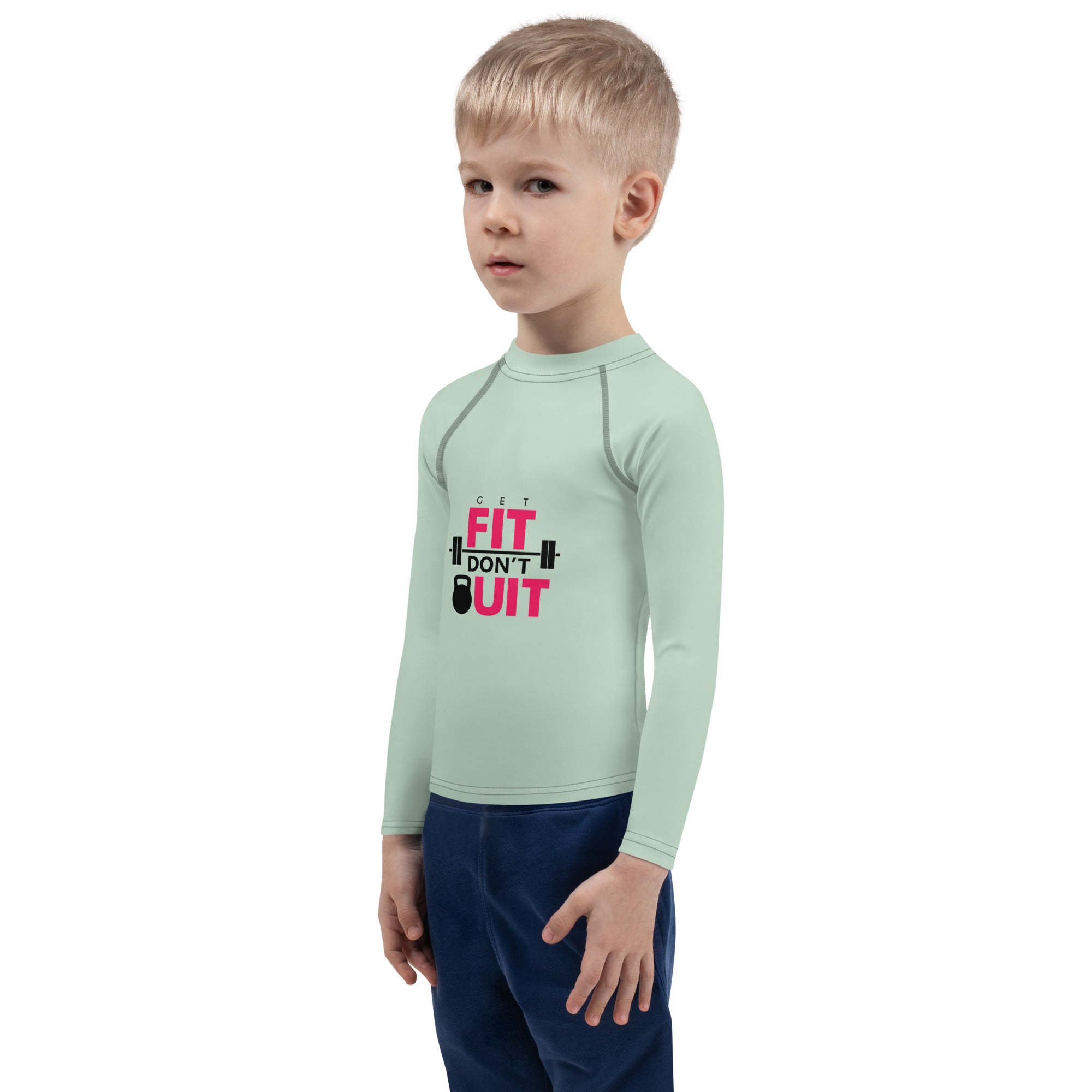 GET FIT DON'T QUIT - Kids Rash Guard