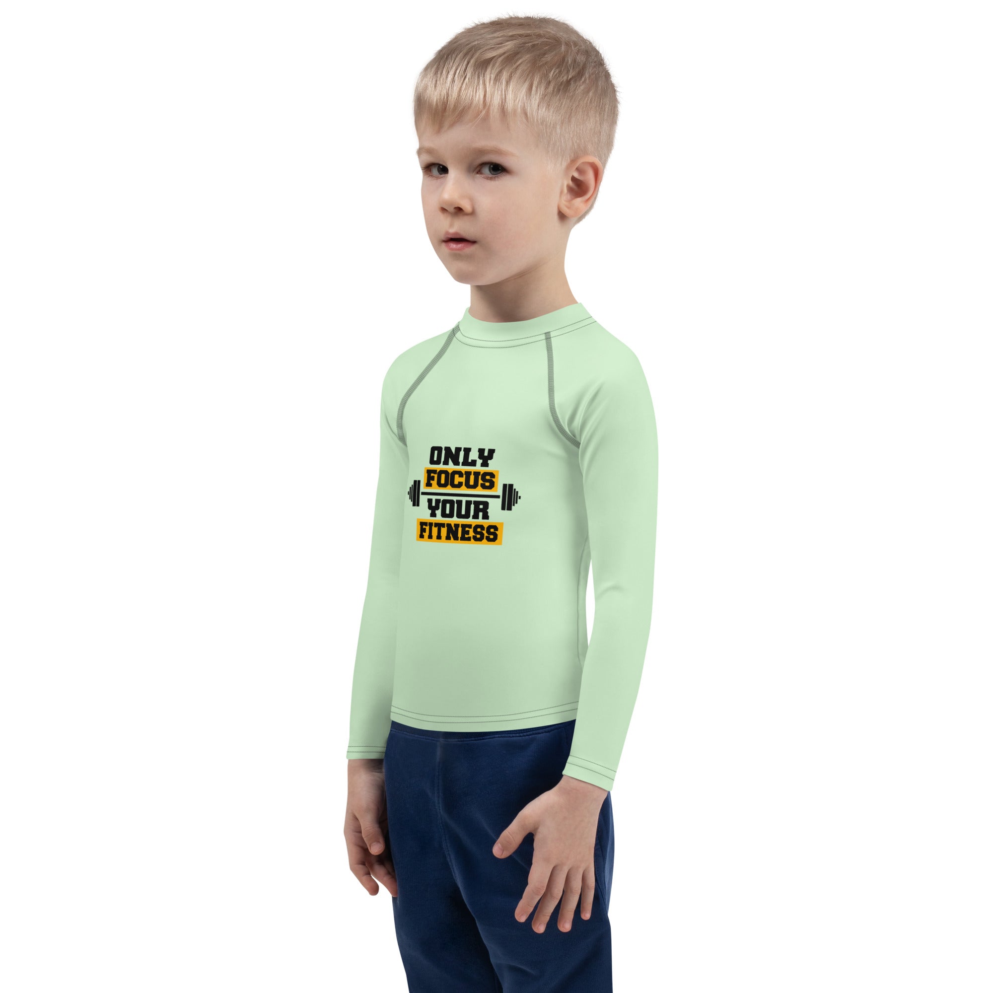 ONLY FOCUS YOUR FITNESS - Kids Rash Guard