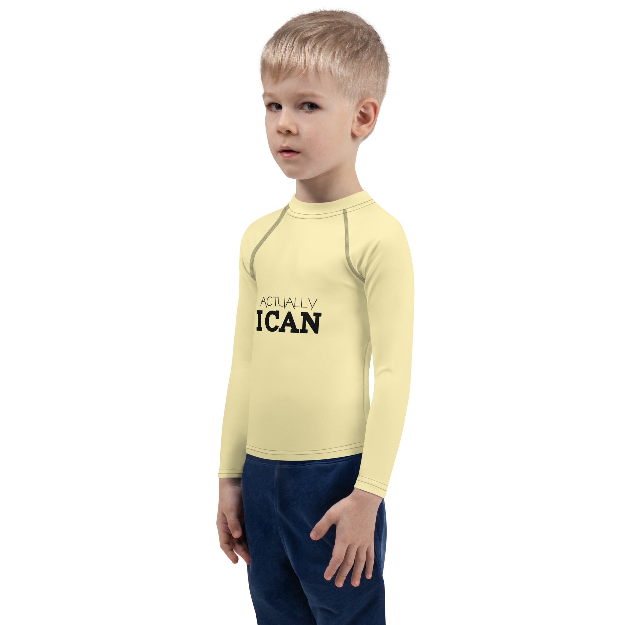 ACTUALLY I CAN - Kids Rash Guard