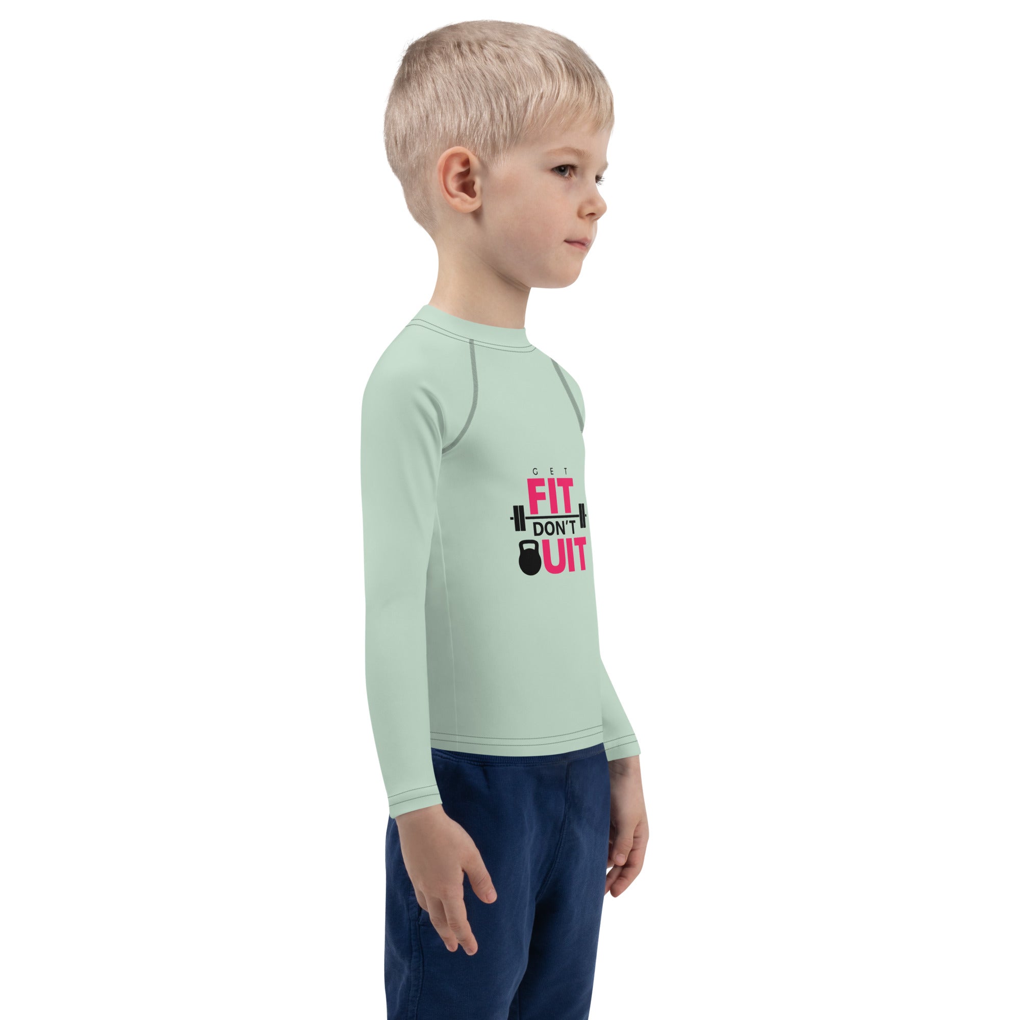 GET FIT DON'T QUIT - Kids Rash Guard