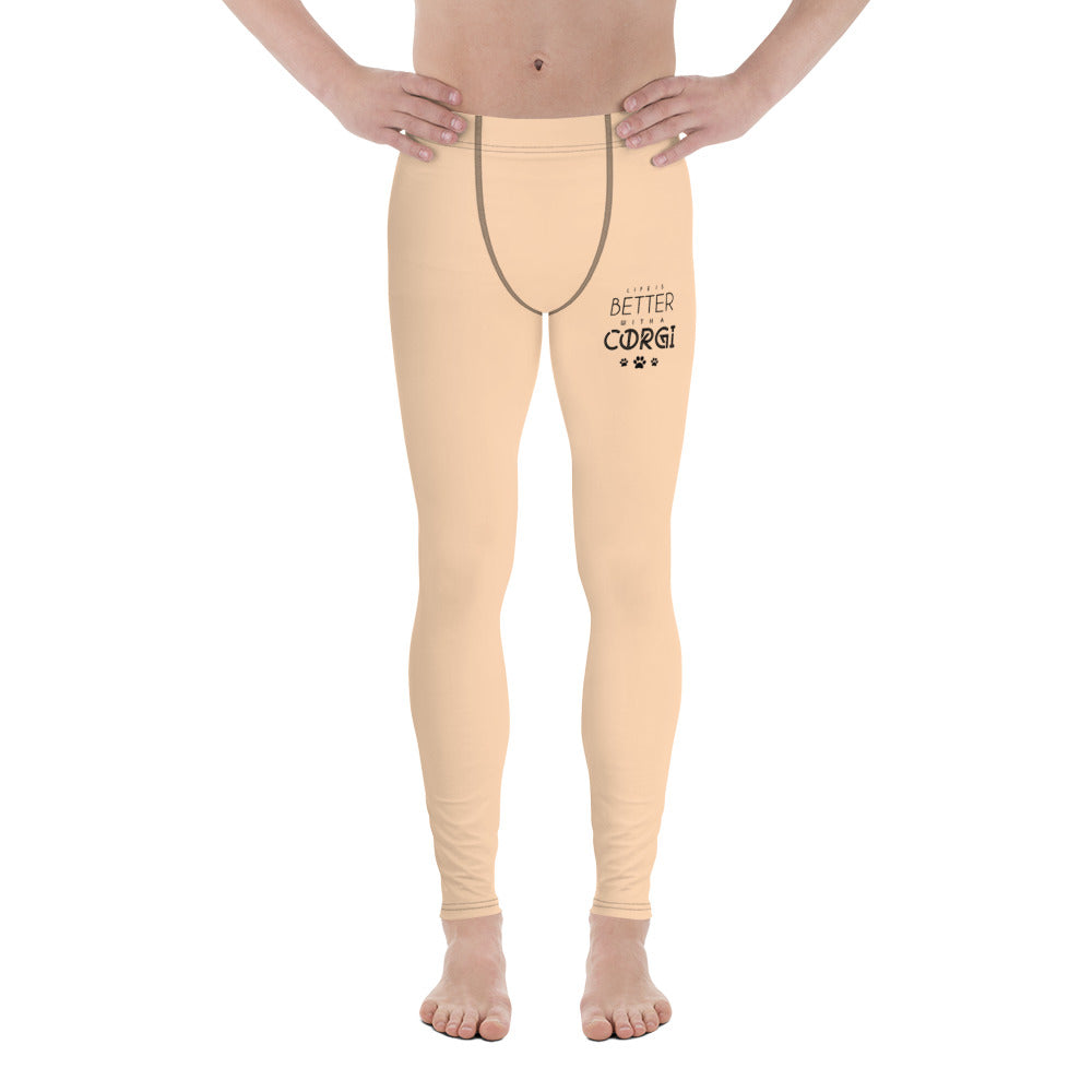 LIFE IS BETTER WITH A CORGI - Men's Leggings