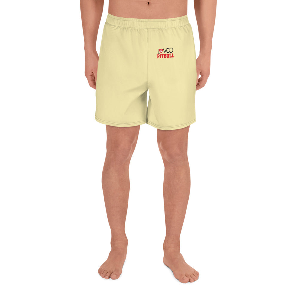 LOVED PITBULL - Men's Recycled Athletic Shorts