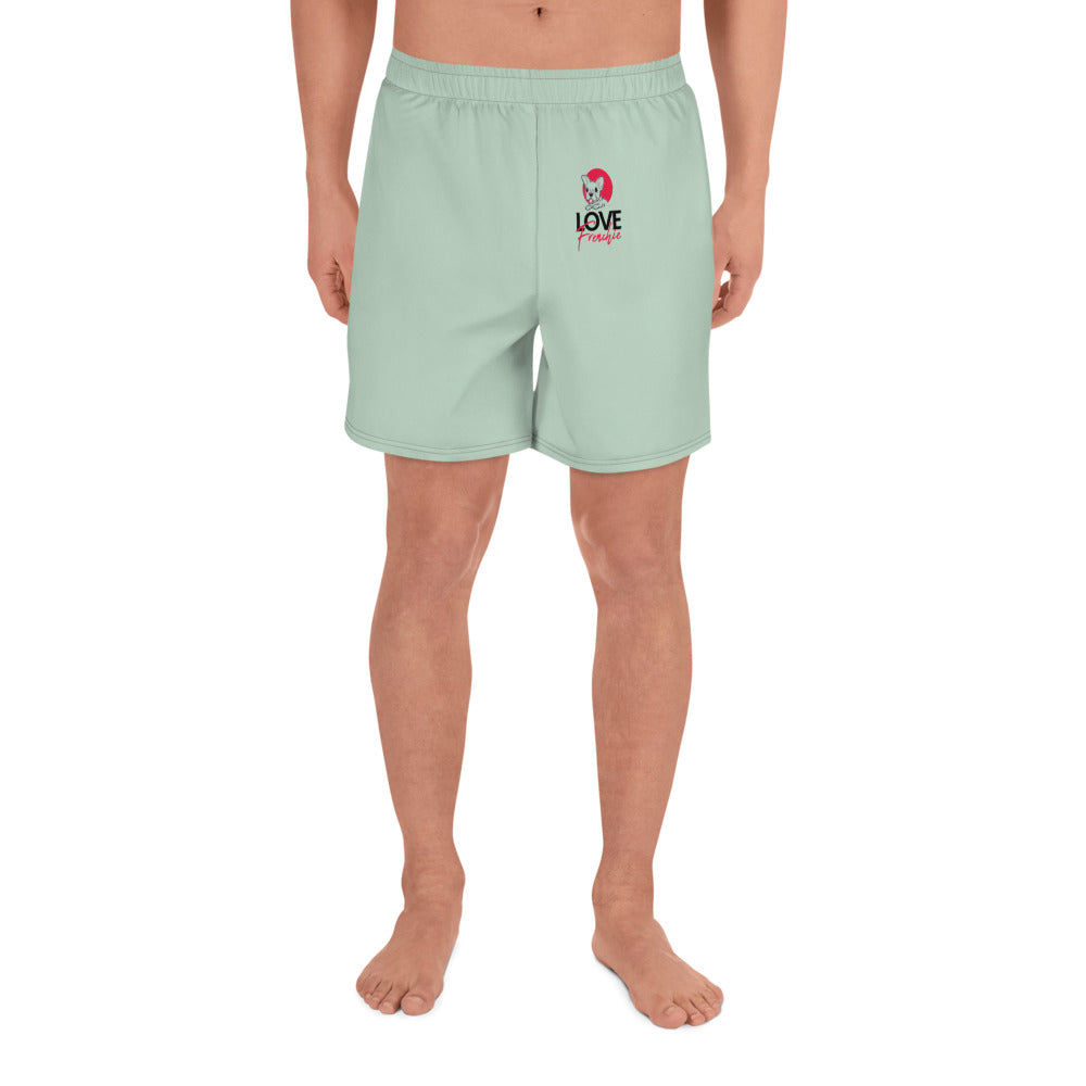 LOVE FRENCHIE - Men's Recycled Athletic Shorts