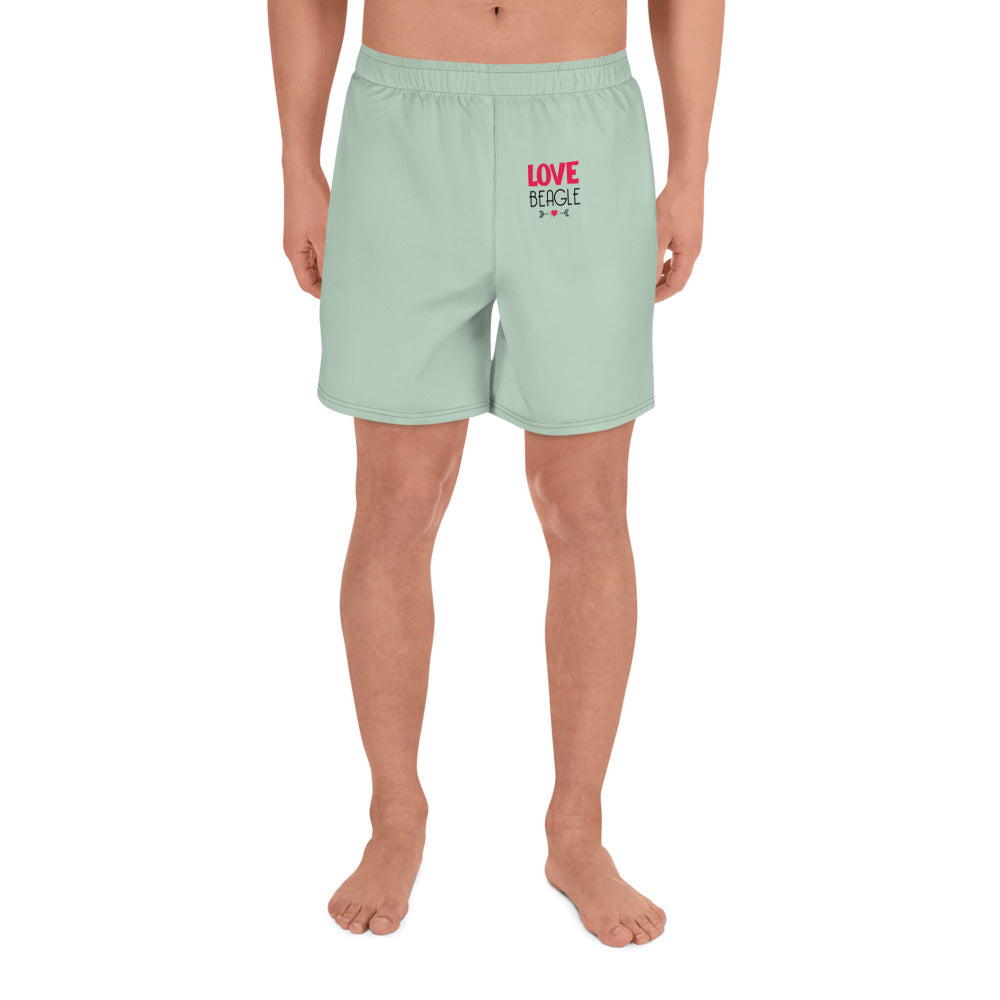 LOVE BEAGLE - Men's Recycled Athletic Shorts