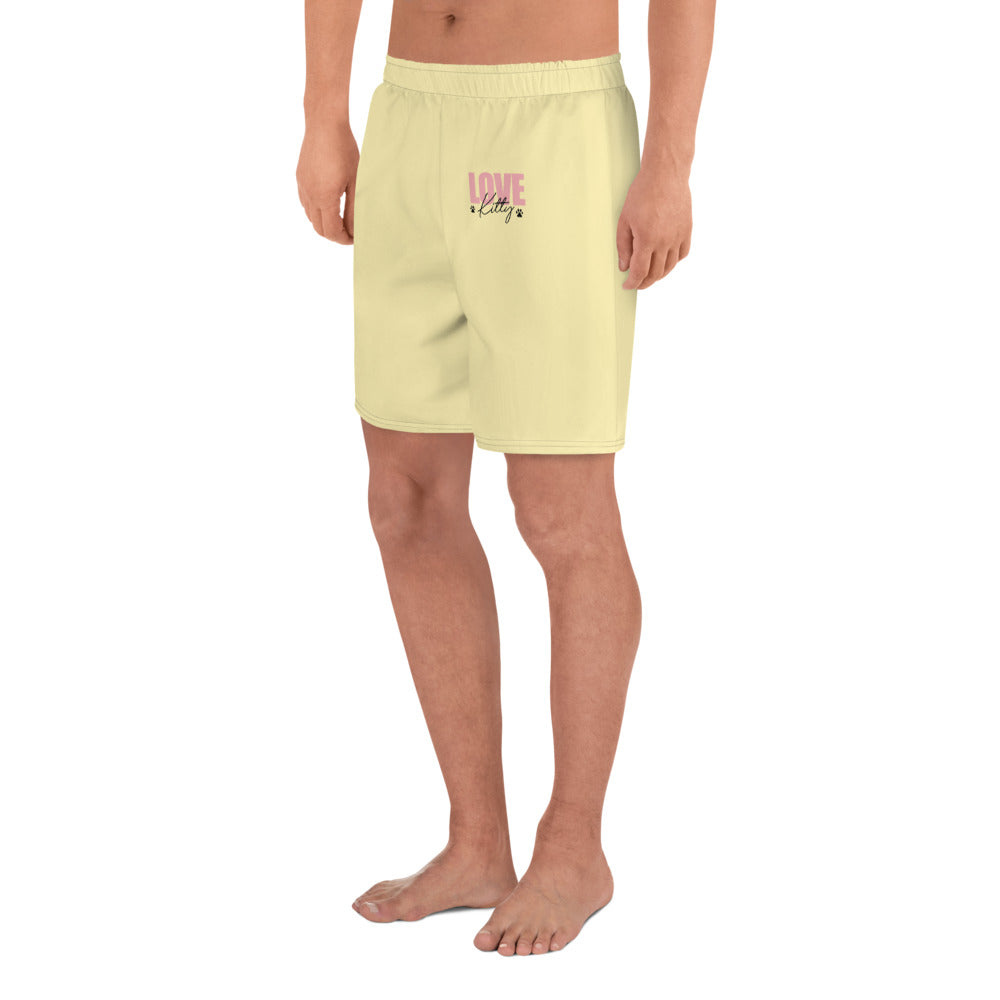 LOVE KITTY - Men's Recycled Athletic Shorts