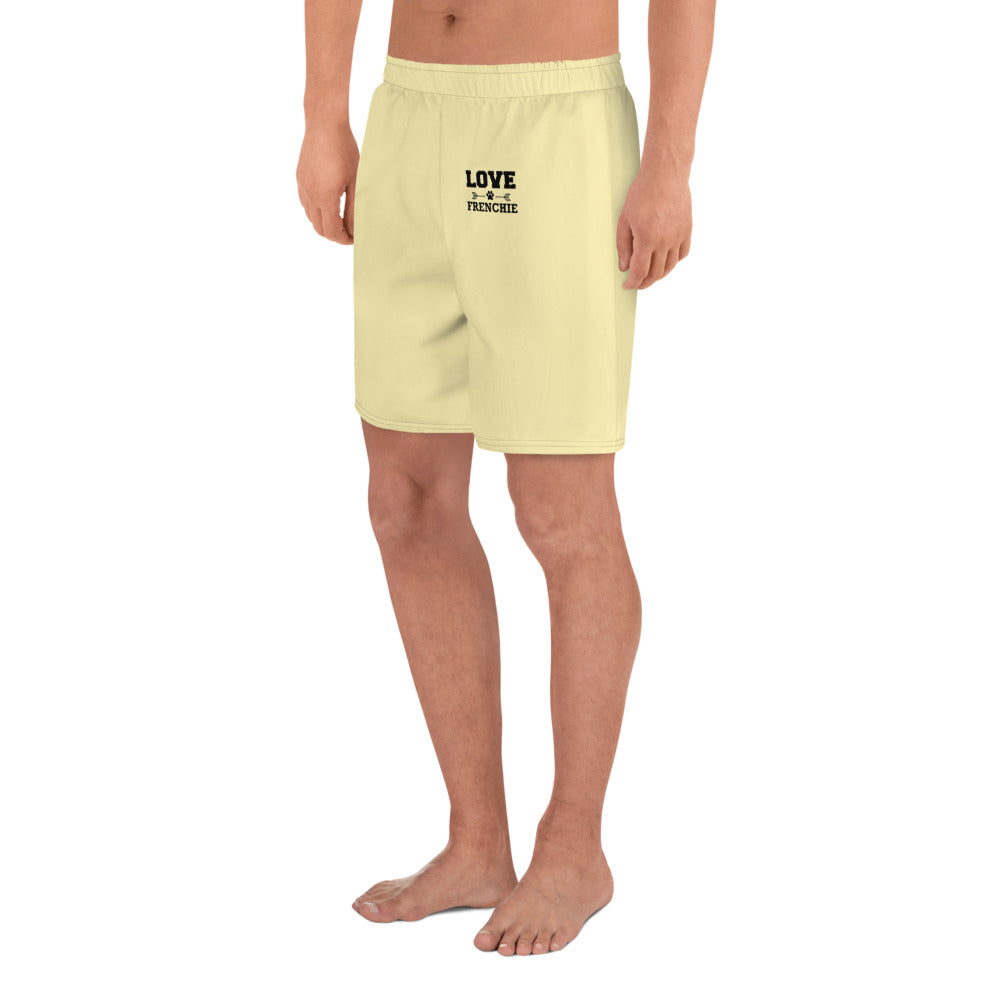 LOVE FRENCHIE - Men's Recycled Athletic Shorts