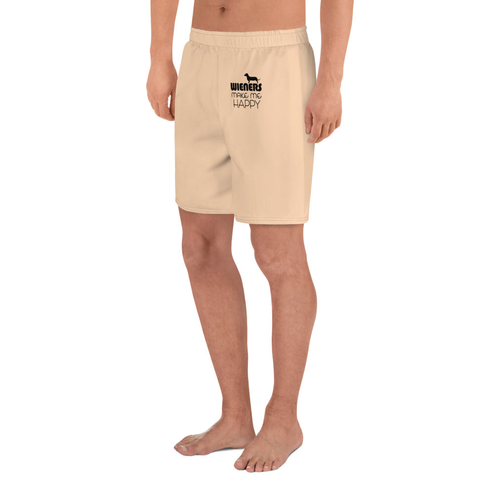 WIENERS MAKE ME HAPPY - Men's Recycled Athletic Shorts