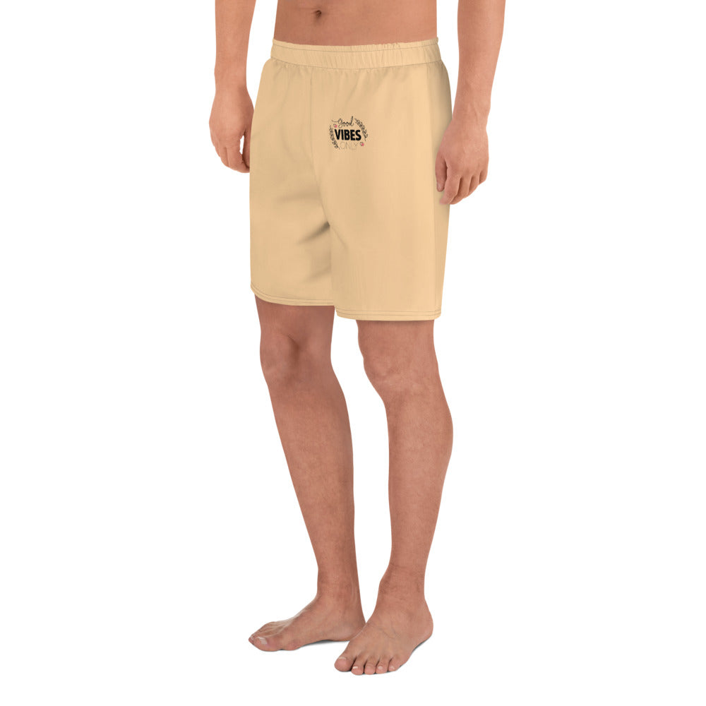 GOOD VIBES ONLY - Men's Recycled Athletic Shorts