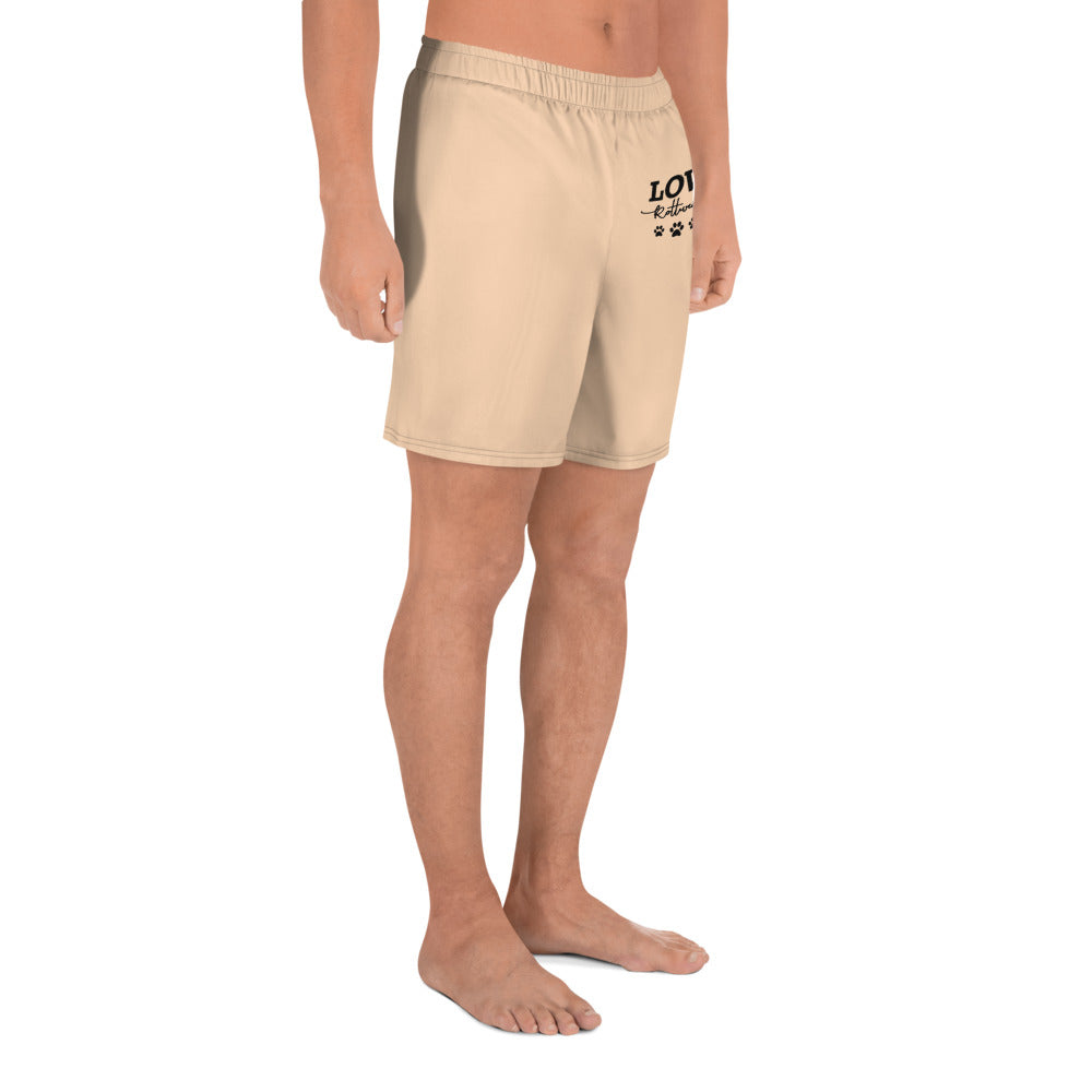 LOVE ROTTWEILER - Men's Recycled Athletic Shorts