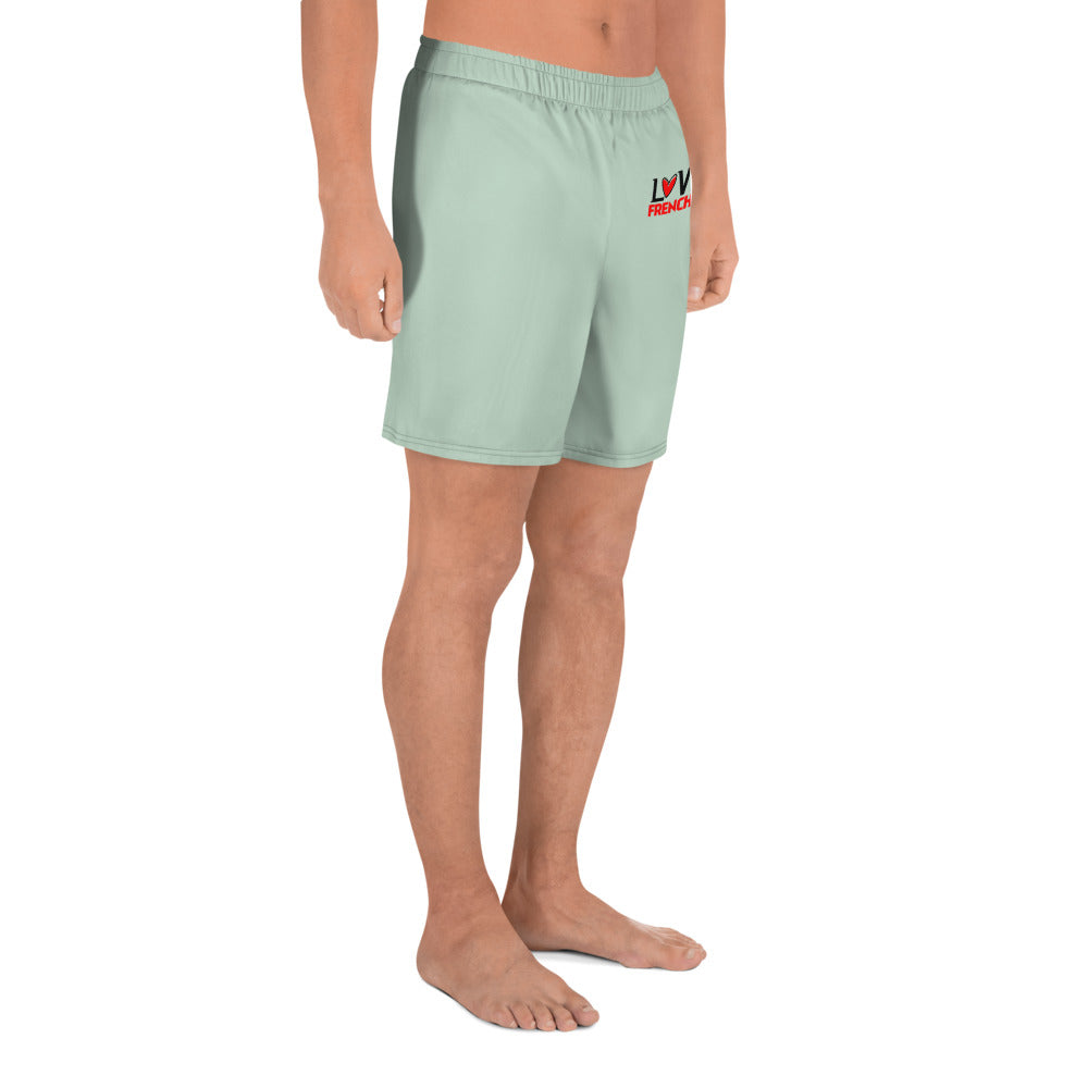 LOVE FRENCHIE - Men's Recycled Athletic Shorts