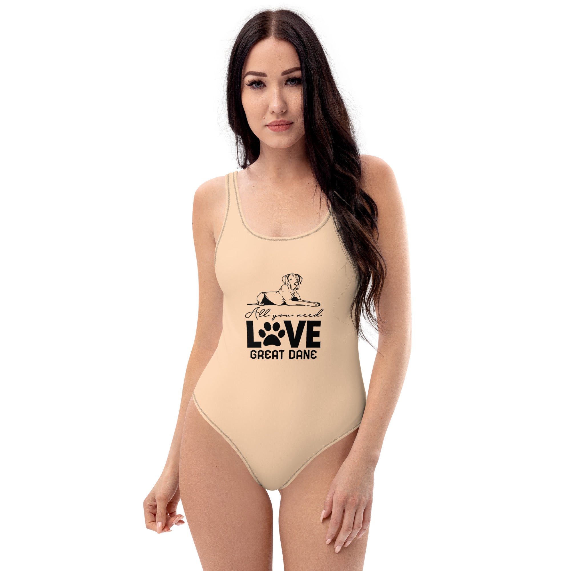 ALL YOU NEED LOVE GREAT DANE - One-Piece Swimsuit