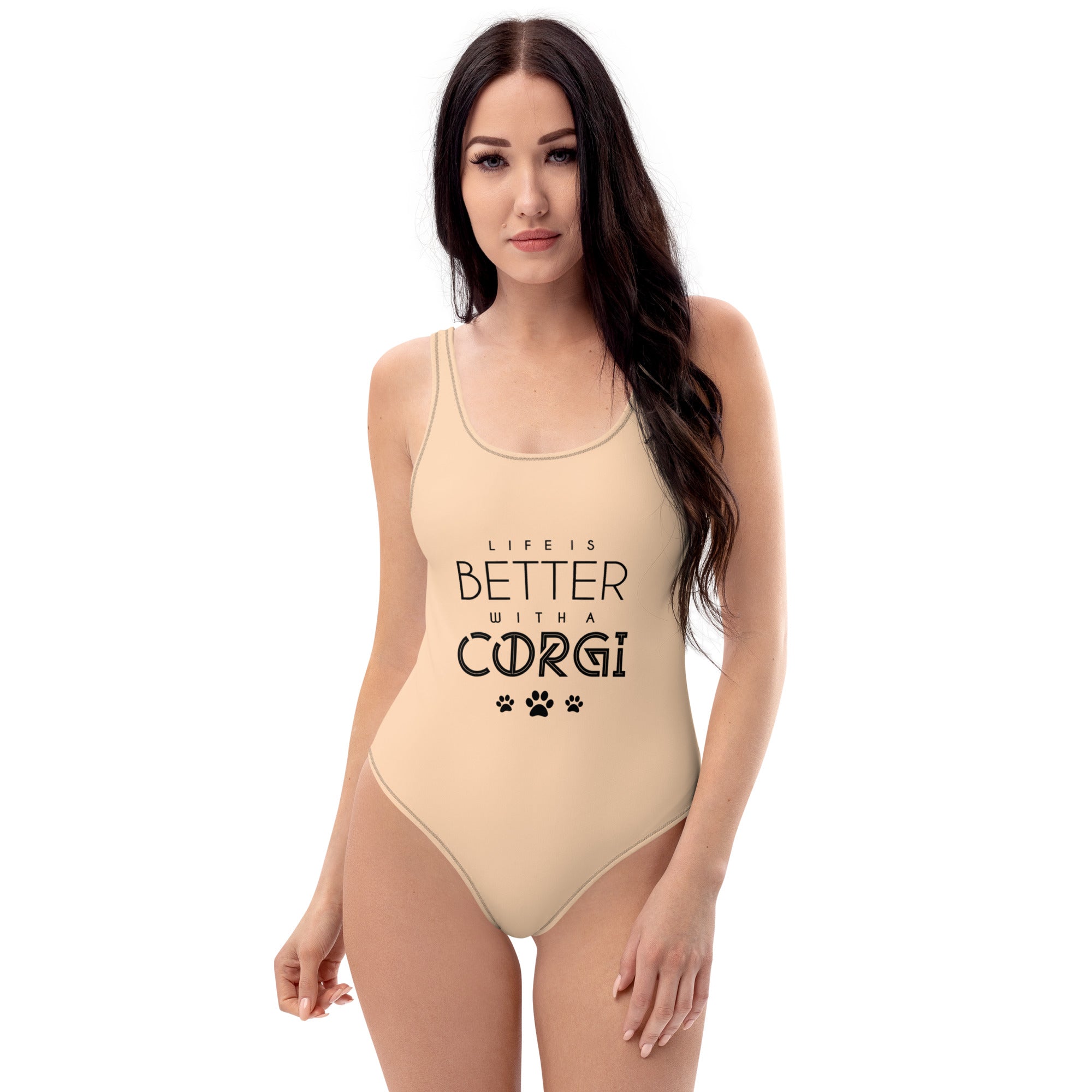 LIFE IS BETTER WITH A CORGI - One-Piece Swimsuit