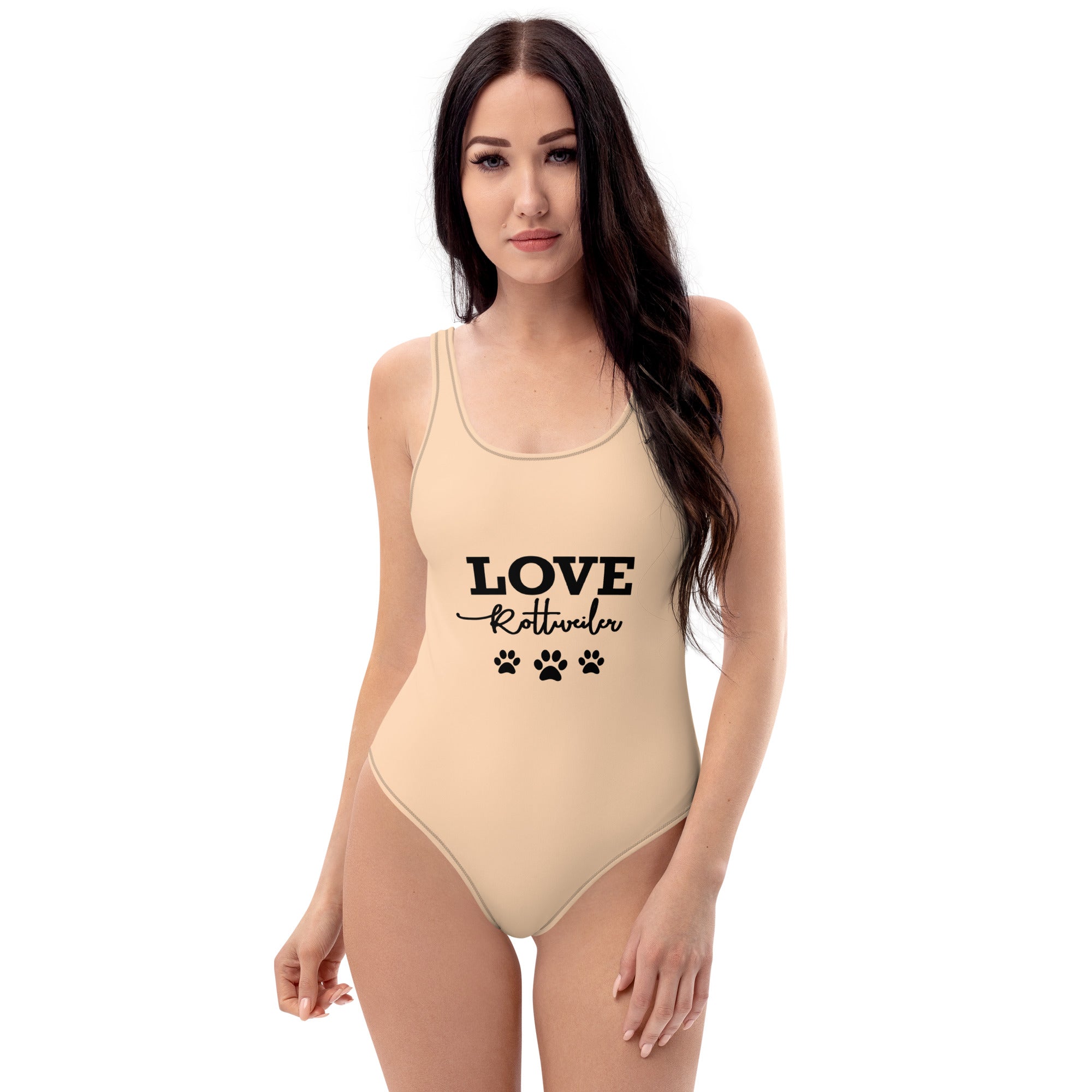 LOVE ROTTWEILER - One-Piece Swimsuit