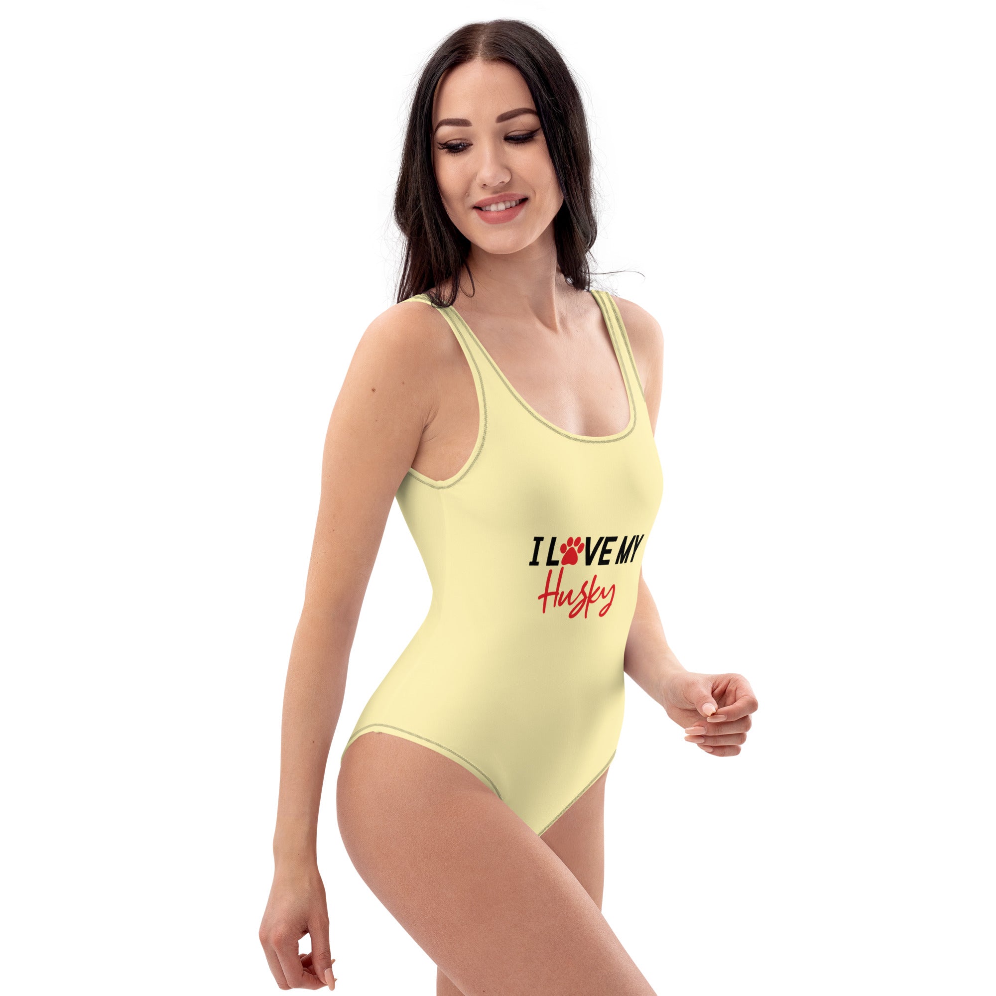 I LOVE MY HUSKY - One-Piece Swimsuit
