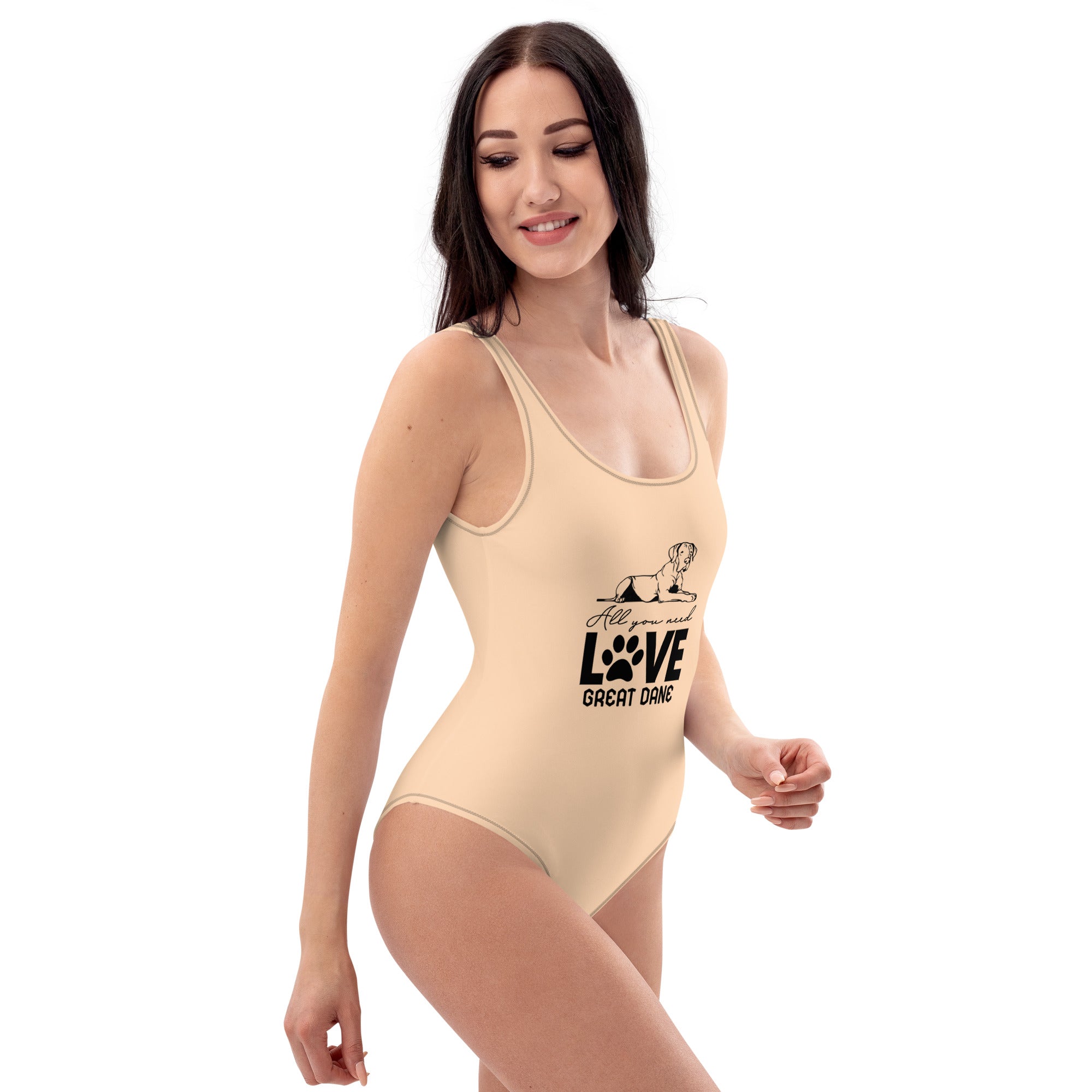 ALL YOU NEED LOVE GREAT DANE - One-Piece Swimsuit