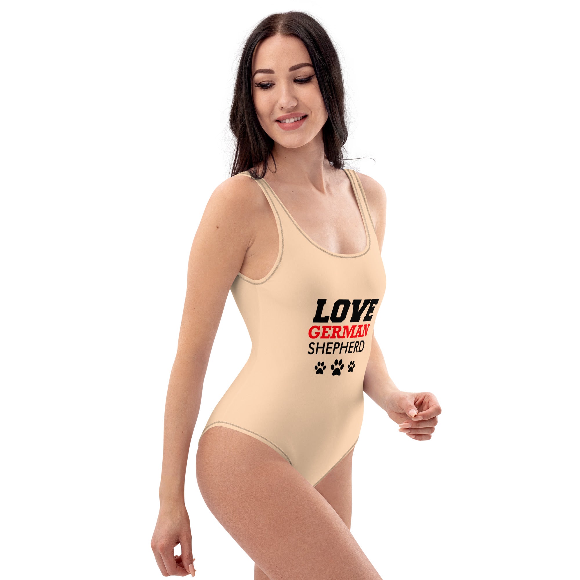 LOVE GERMAN SHEPHERD - One-Piece Swimsuit