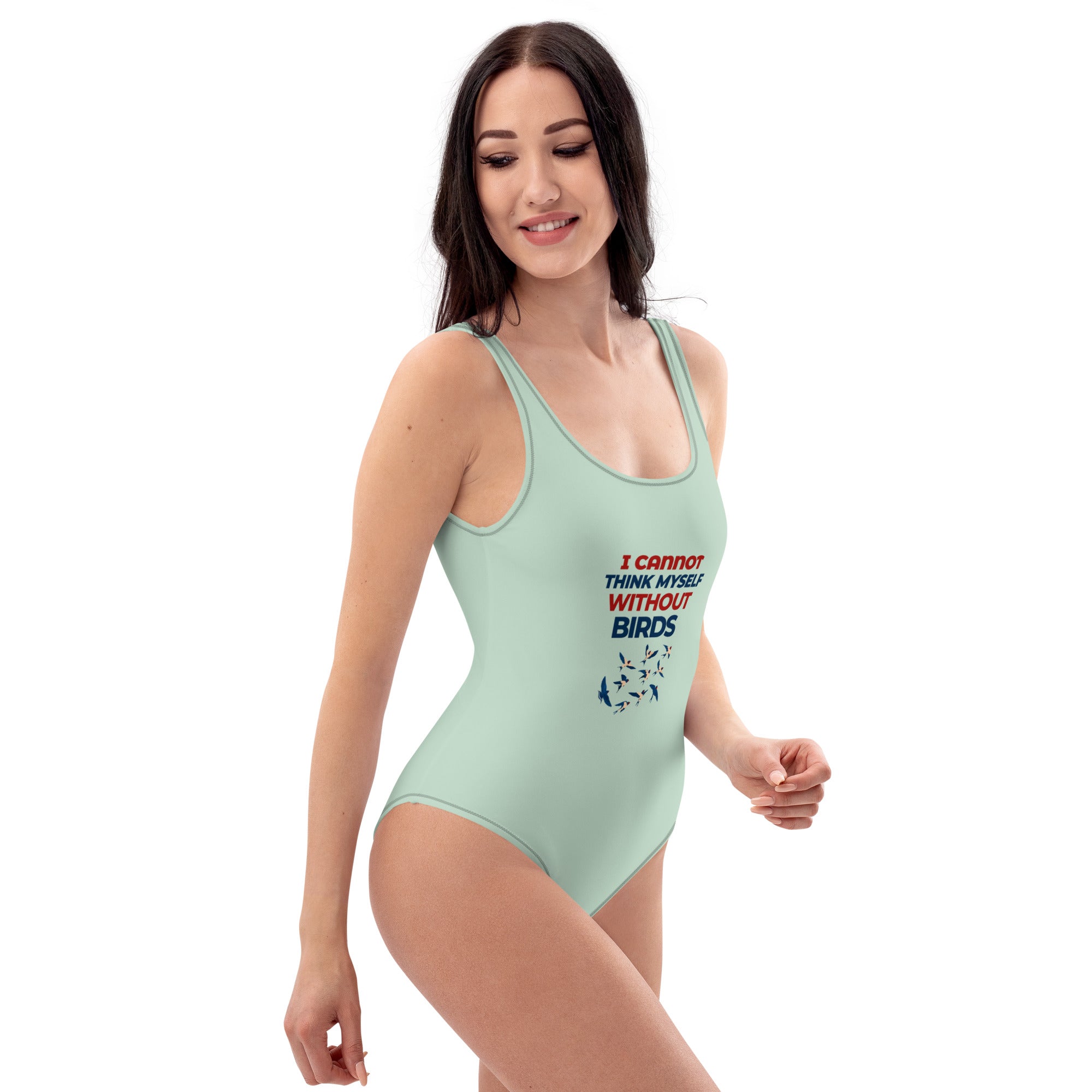 I CANNOT THINK MYSELF WITHOUT BIRDS - One-Piece Swimsuit