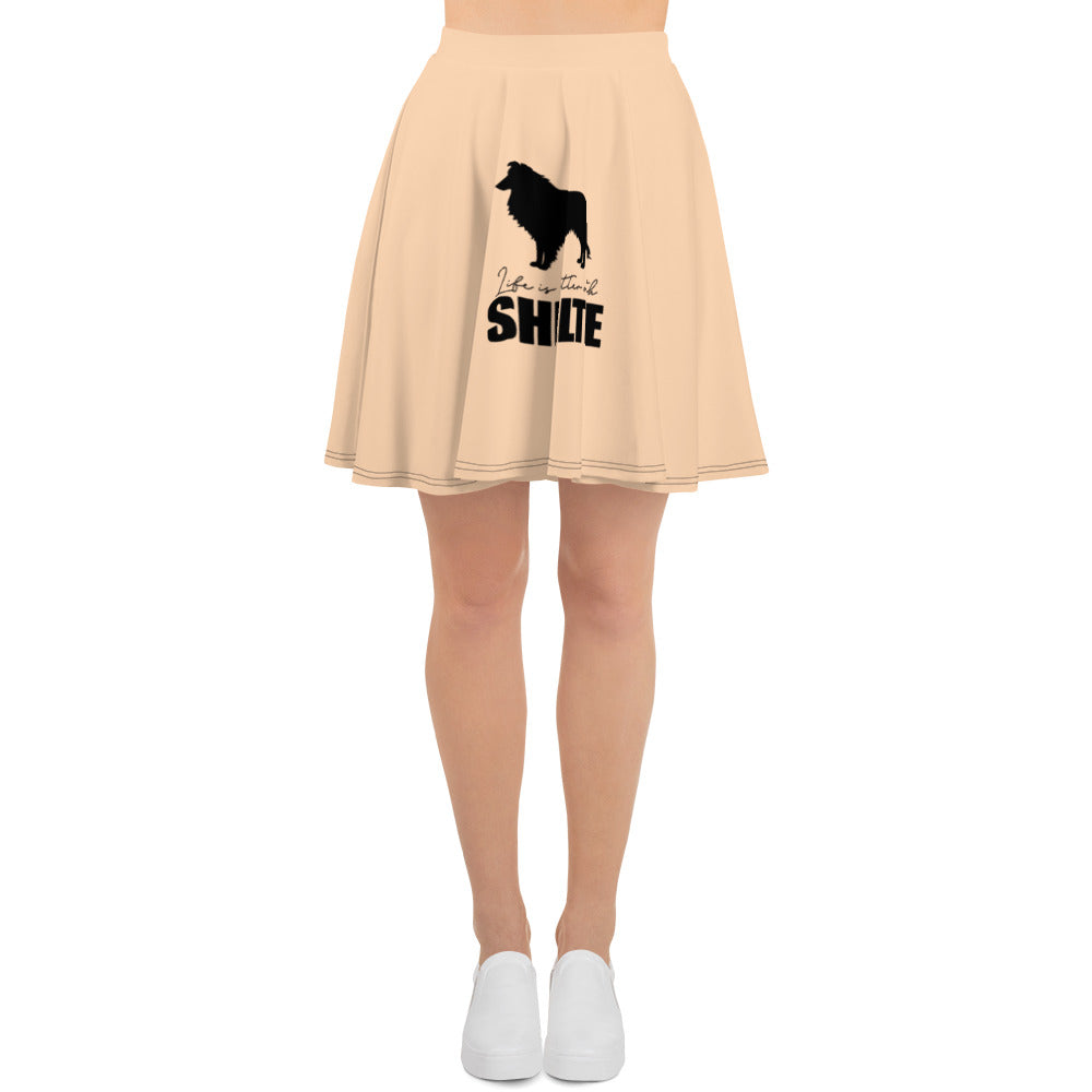 LIFE IS BETTER WITH SHELTIE - Skater Skirt