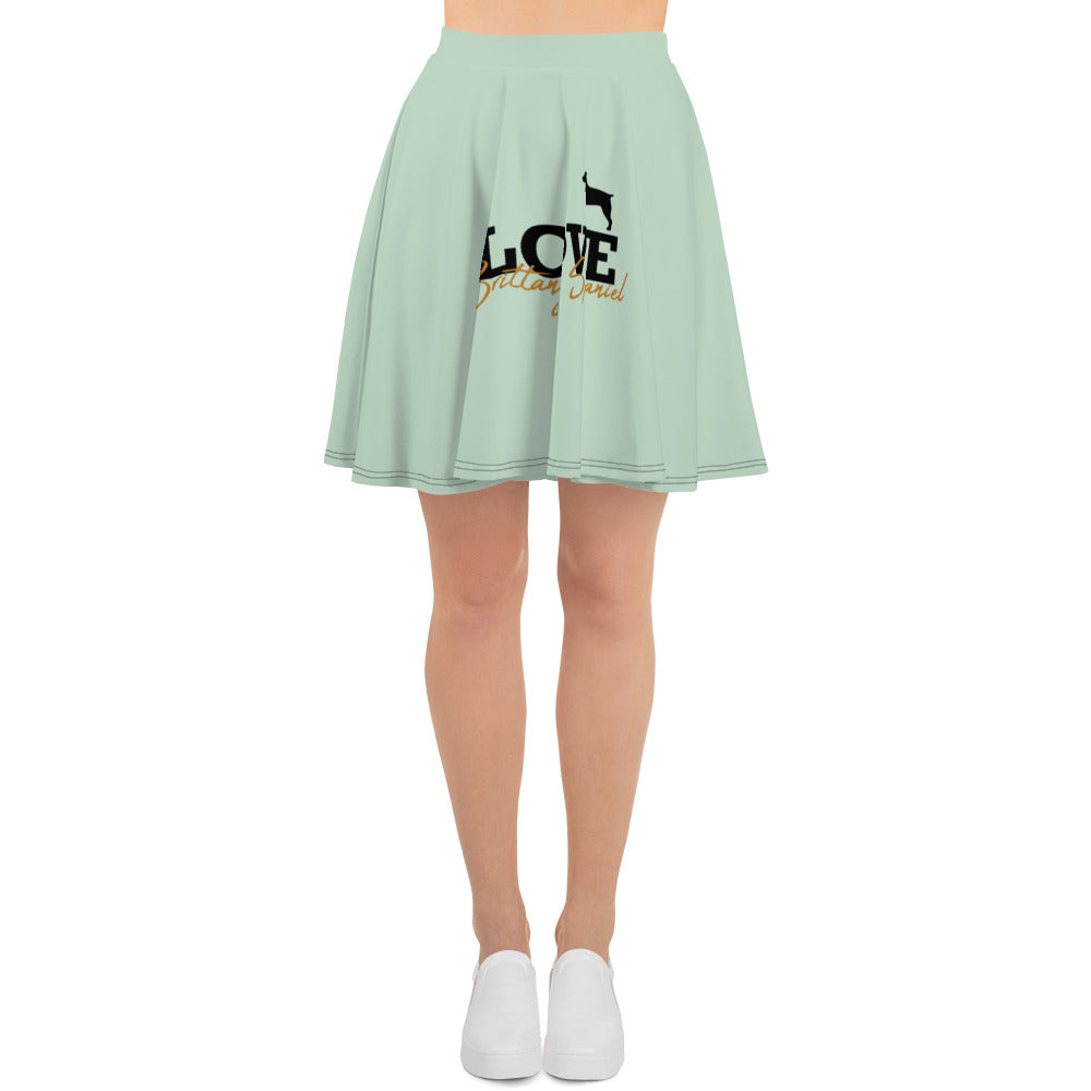 LOVE BRITTANY SPANIEL - Skater Skirt