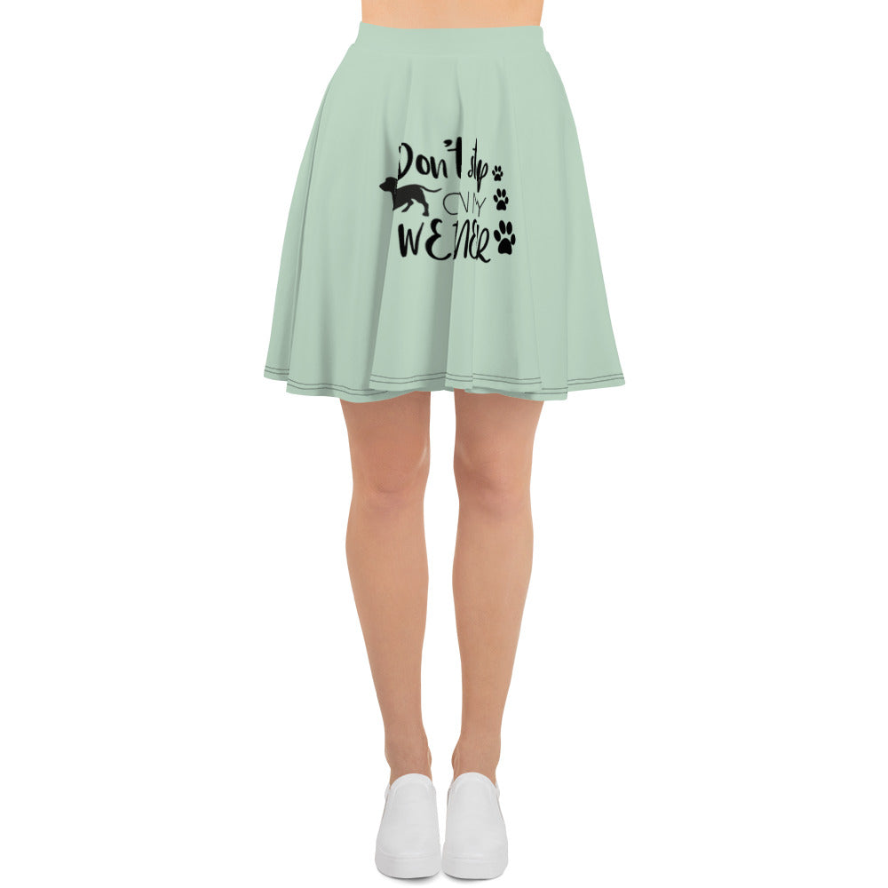 DON'T STEP ON MY WEINER - Skater Skirt