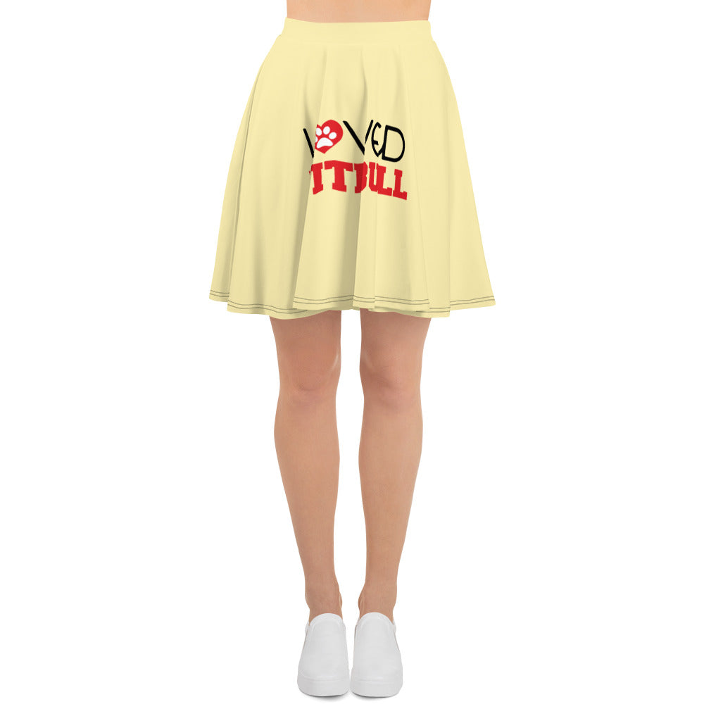 LOVED PITBULL - Skater Skirt