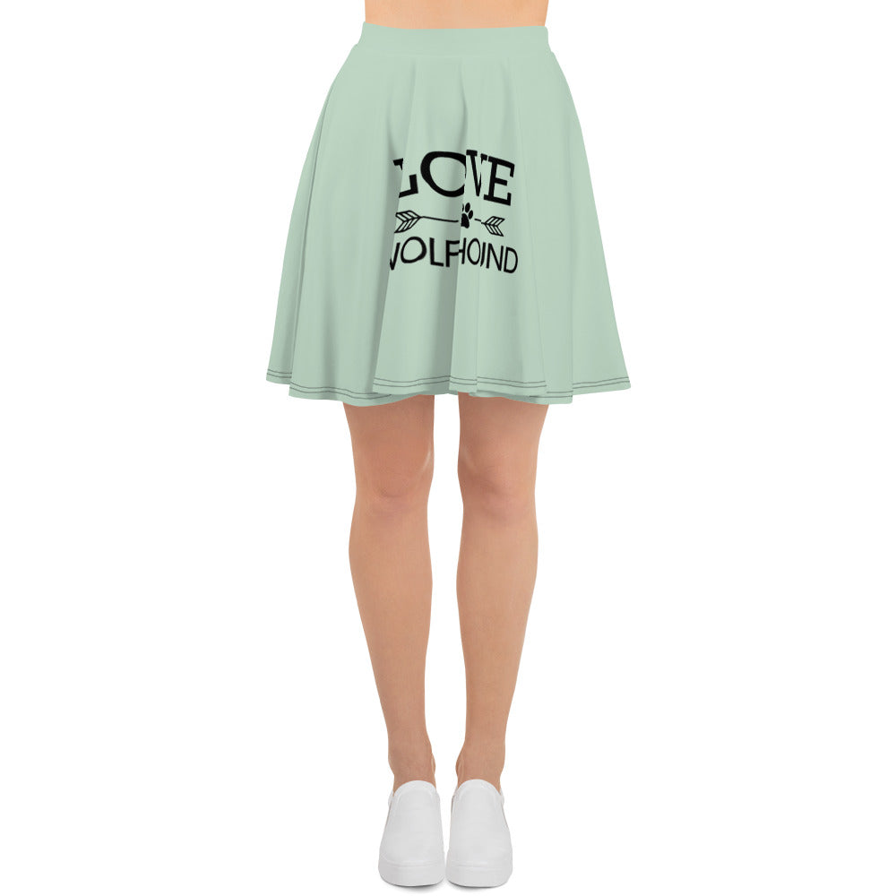 LOVE WOLFHOUND - Skater Skirt