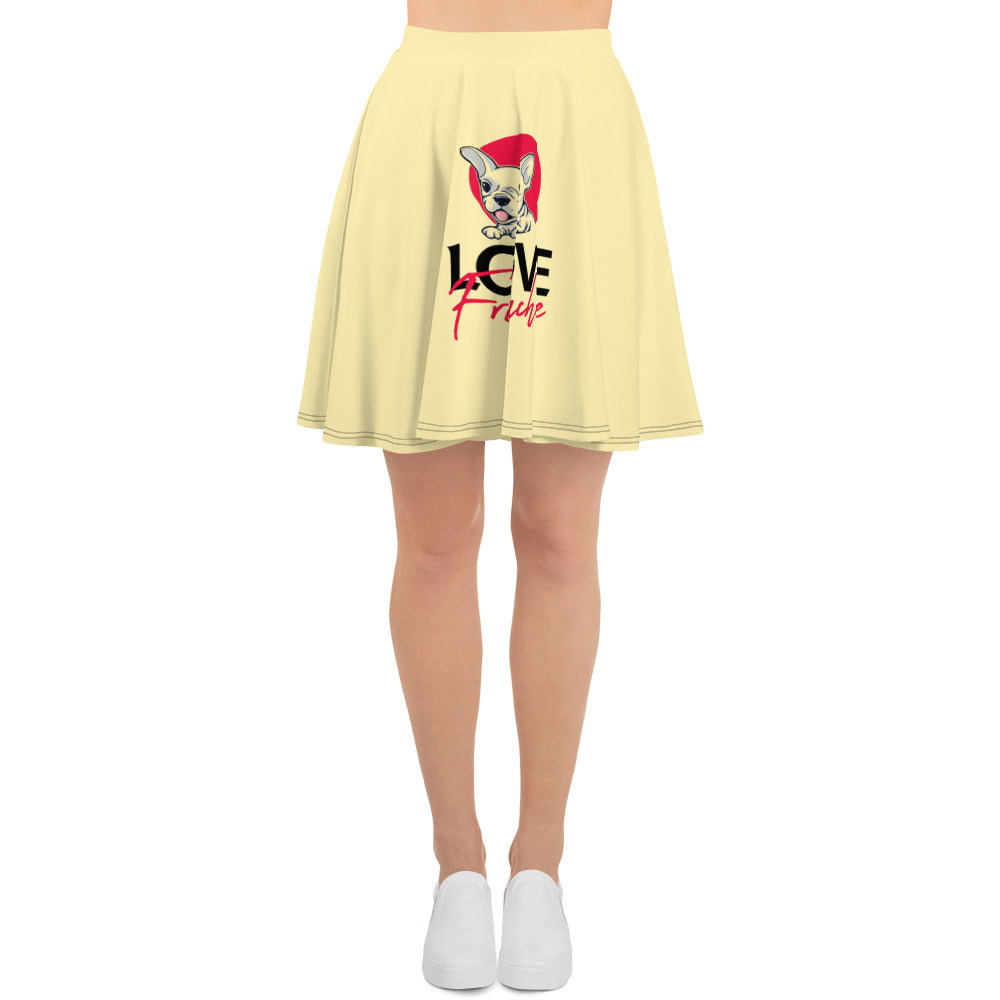 LOVE FRENCHIE - Skater Skirt