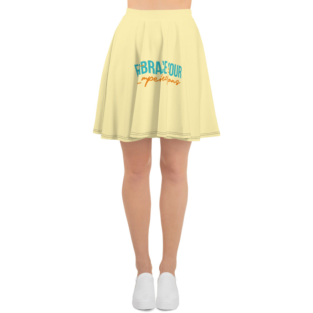 EMBRACE YOUR IMPERFECTIONS - Skater Skirt