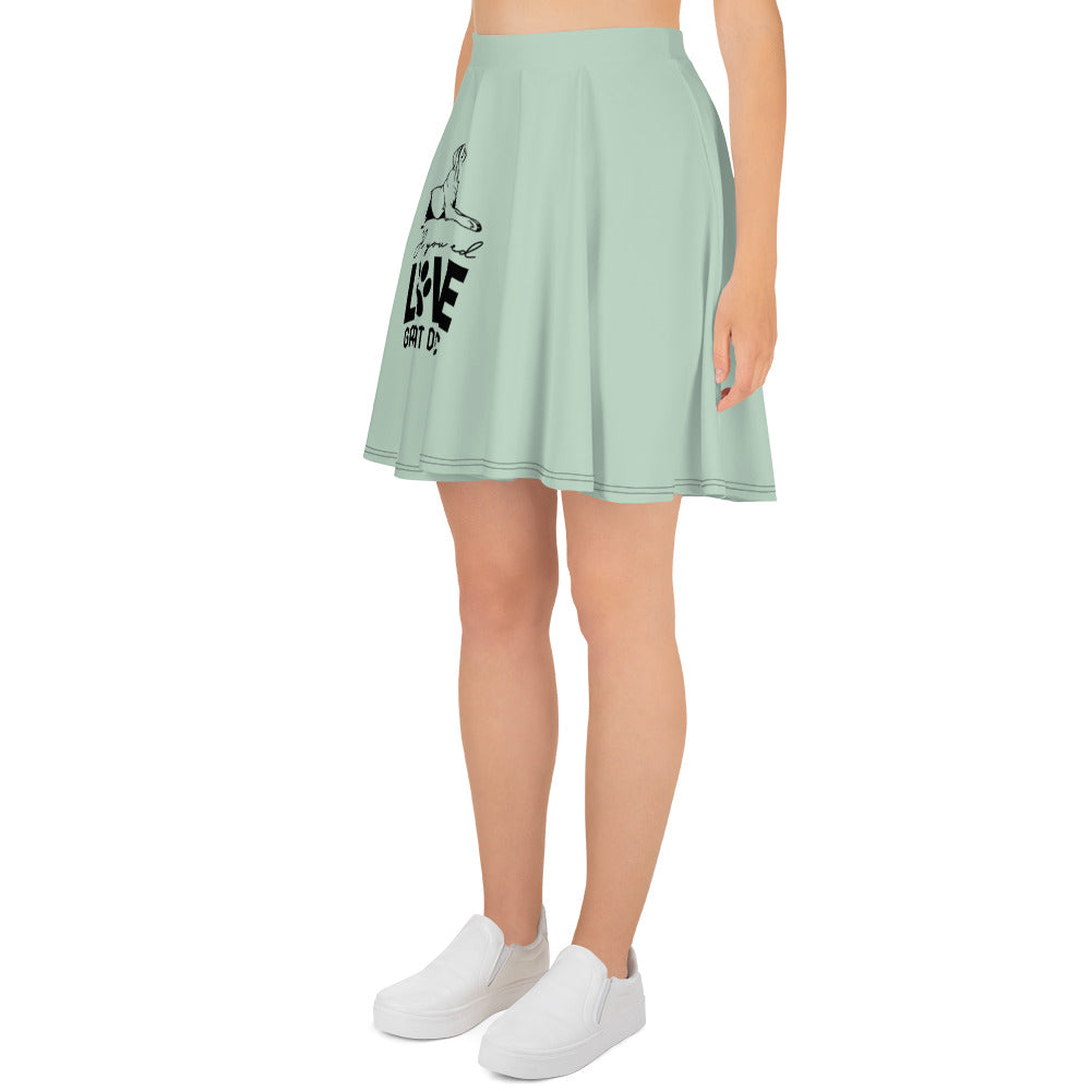 ALL YOU NEED LOVE GREAT DANE - Skater Skirt