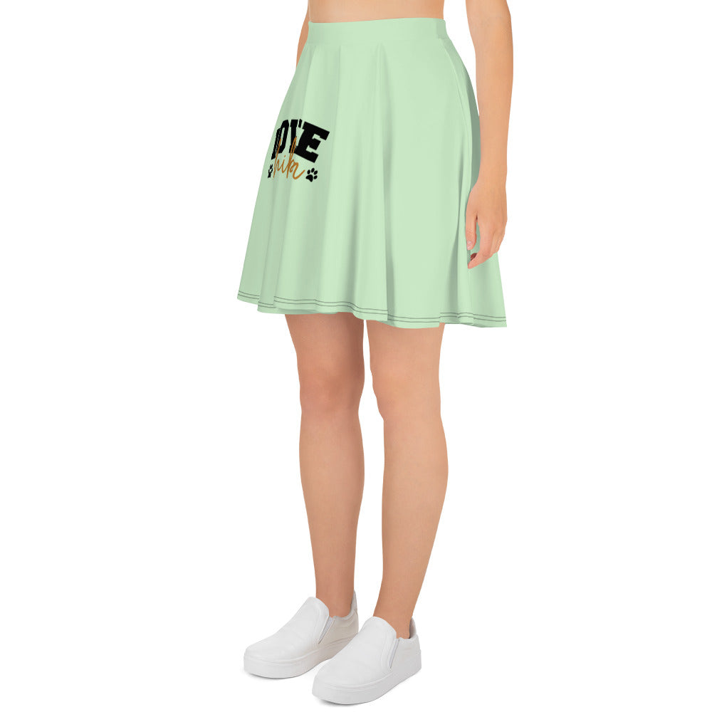 LOVE SHIBA - Skater Skirt
