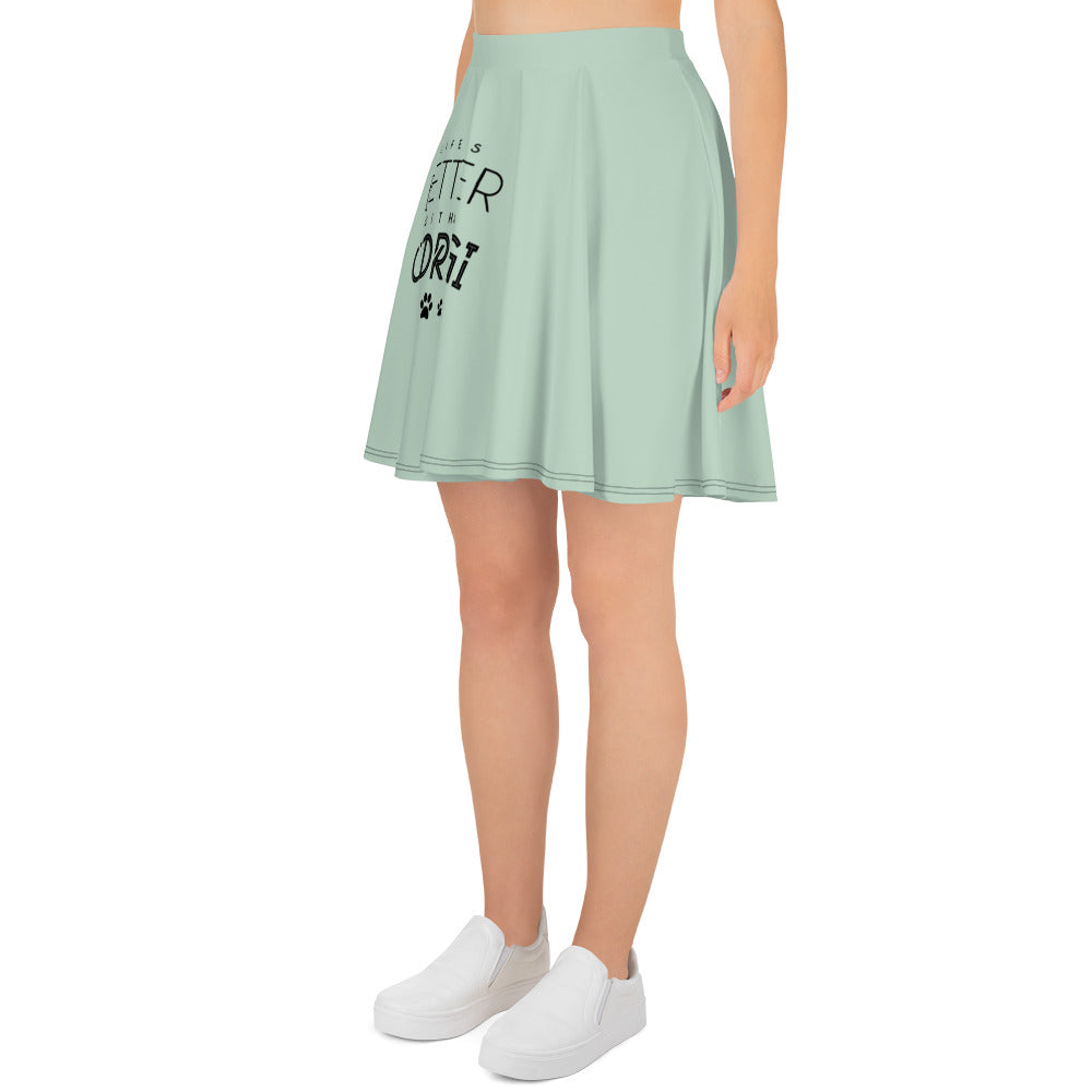 LIFE IS BETTER WITH A CORGI - Skater Skirt