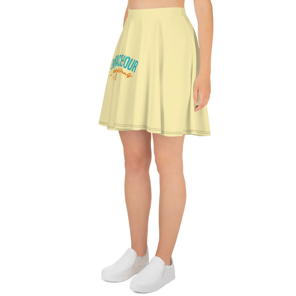 EMBRACE YOUR IMPERFECTIONS - Skater Skirt