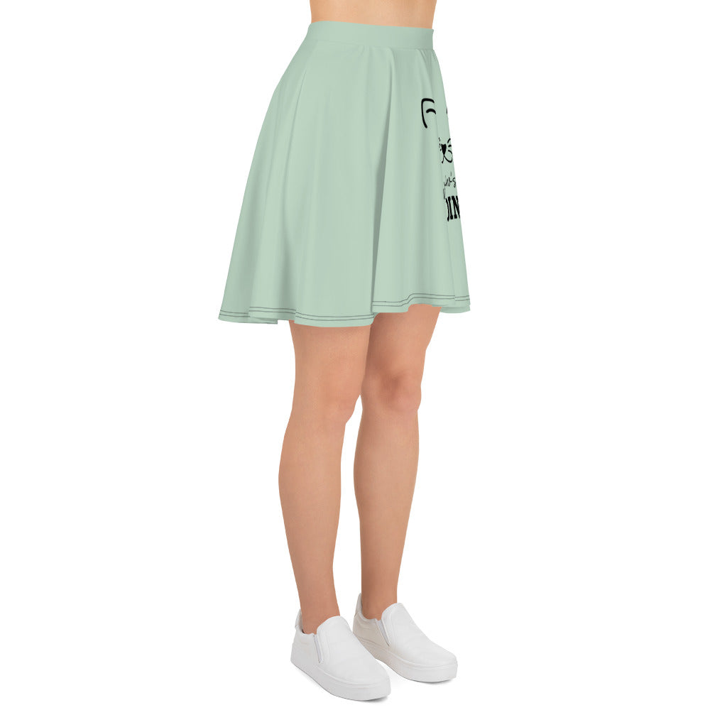 MEOW'S IT GOING - Skater Skirt