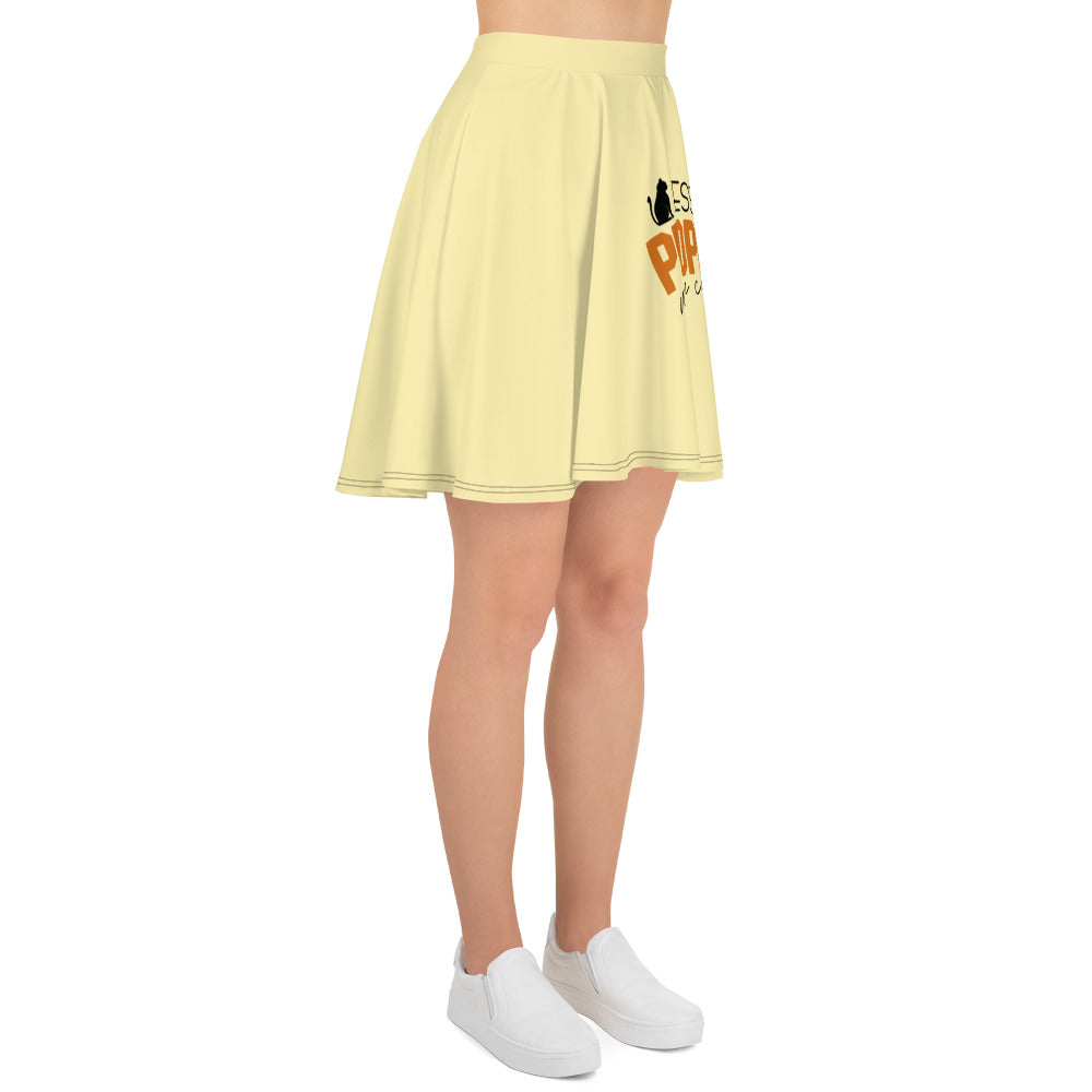 LESS PEOPLE MORE CATS - Skater Skirt