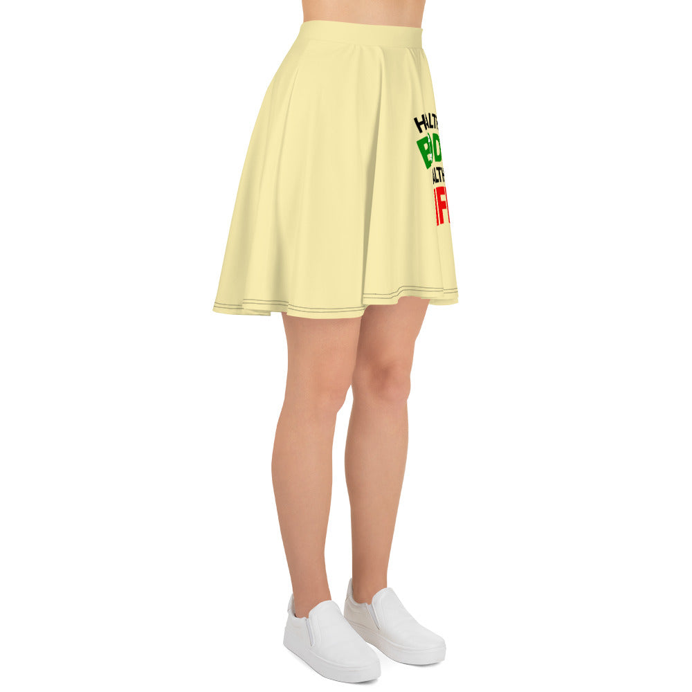 HEALTHY BODY HEALTHY LIFE - Skater Skirt