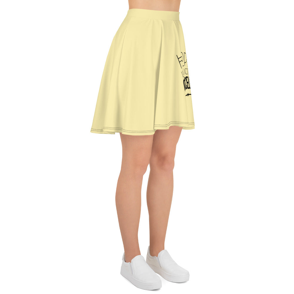 HOPE WILL NOT BE CANCELLED - Skater Skirt