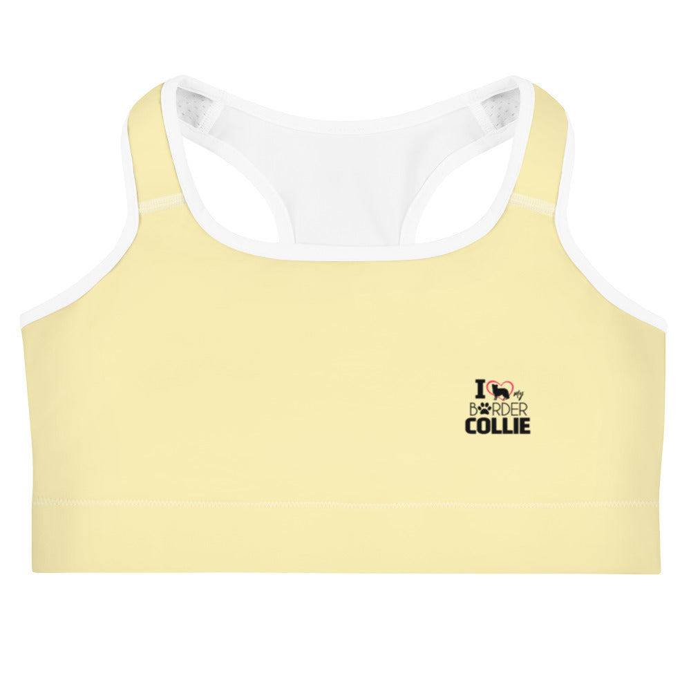 I LOVE MY BORDER COLLIE - Sports bra