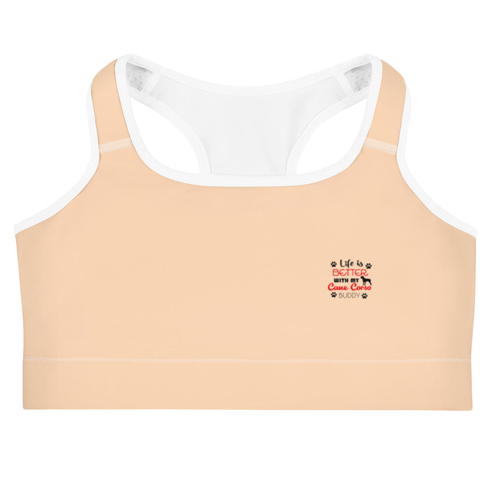 LIFE IS BETTER WITH MY CANE CORSO - Sports bra