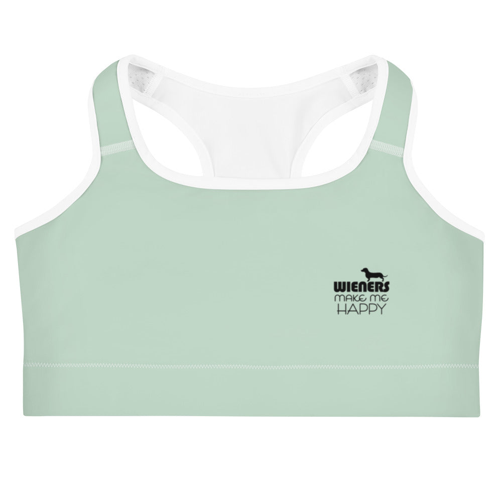 WIENERS MAKE ME HAPPY - Sports bra