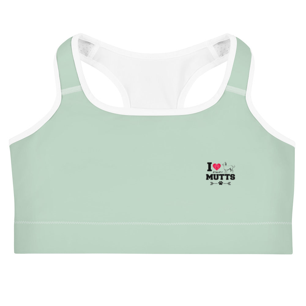 I LOVE OUR MUTTS - Sports bra