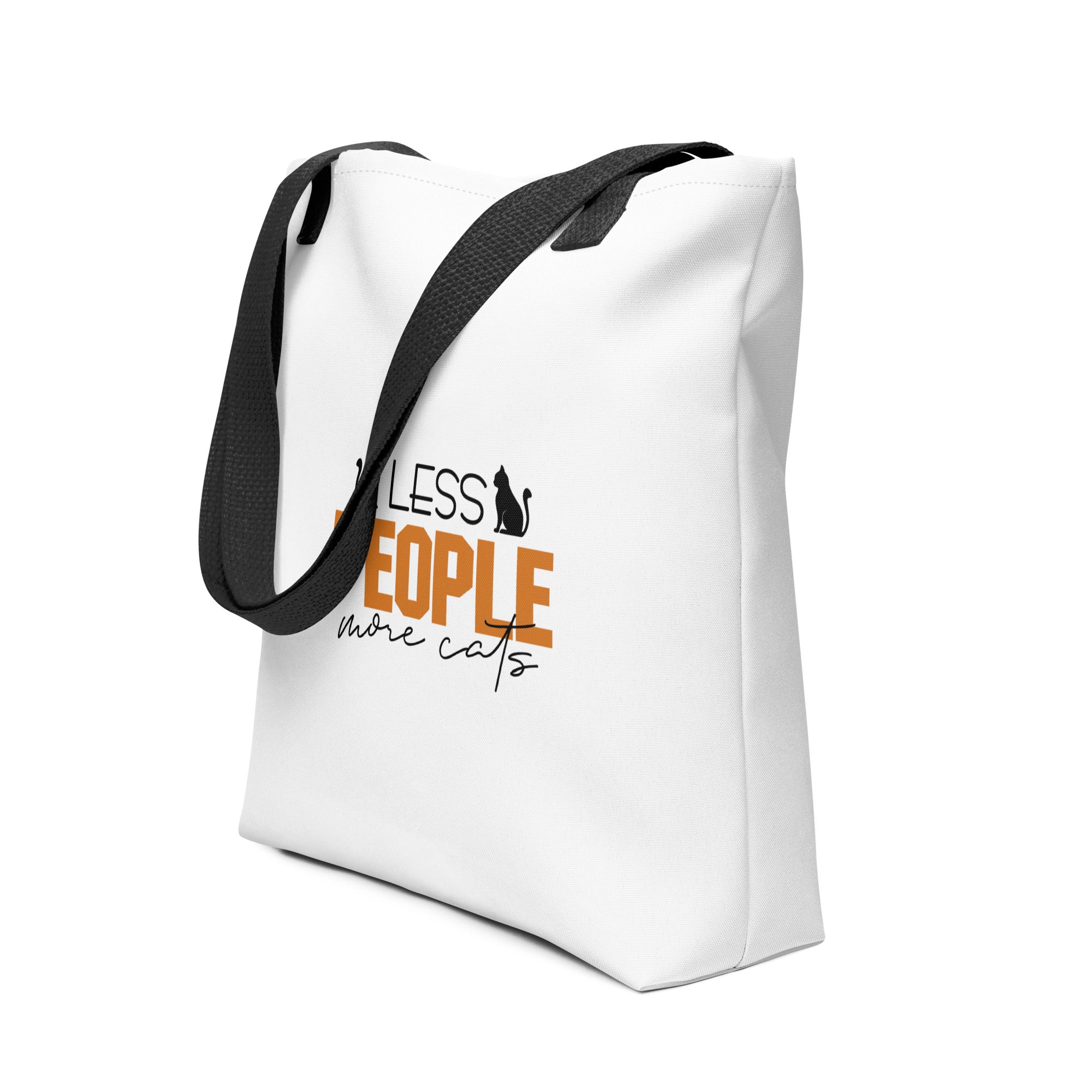 LESS PEOPLE MORE CATS - Tote bag