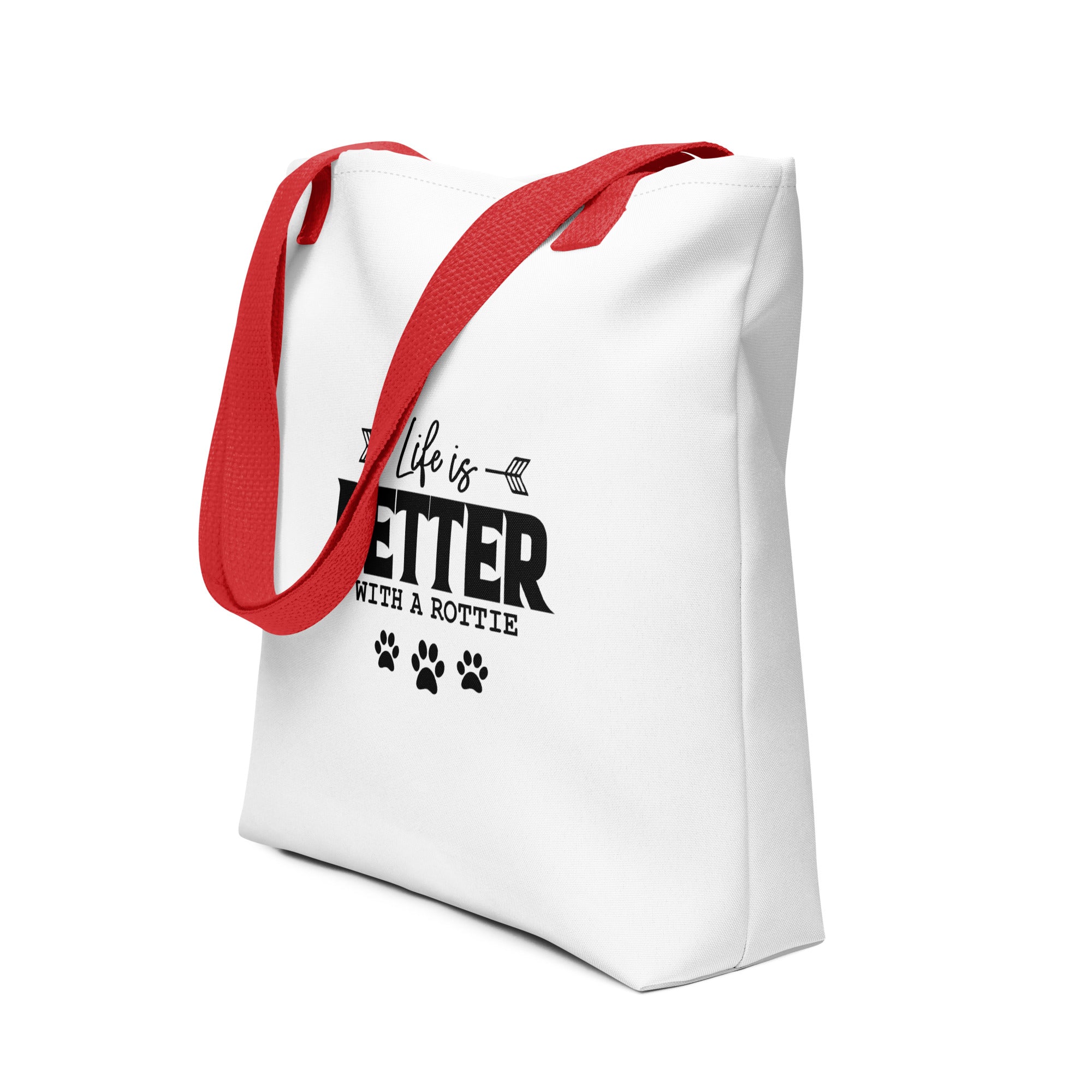 LIFE IS BETTER WITH A ROTTIE - Tote bag