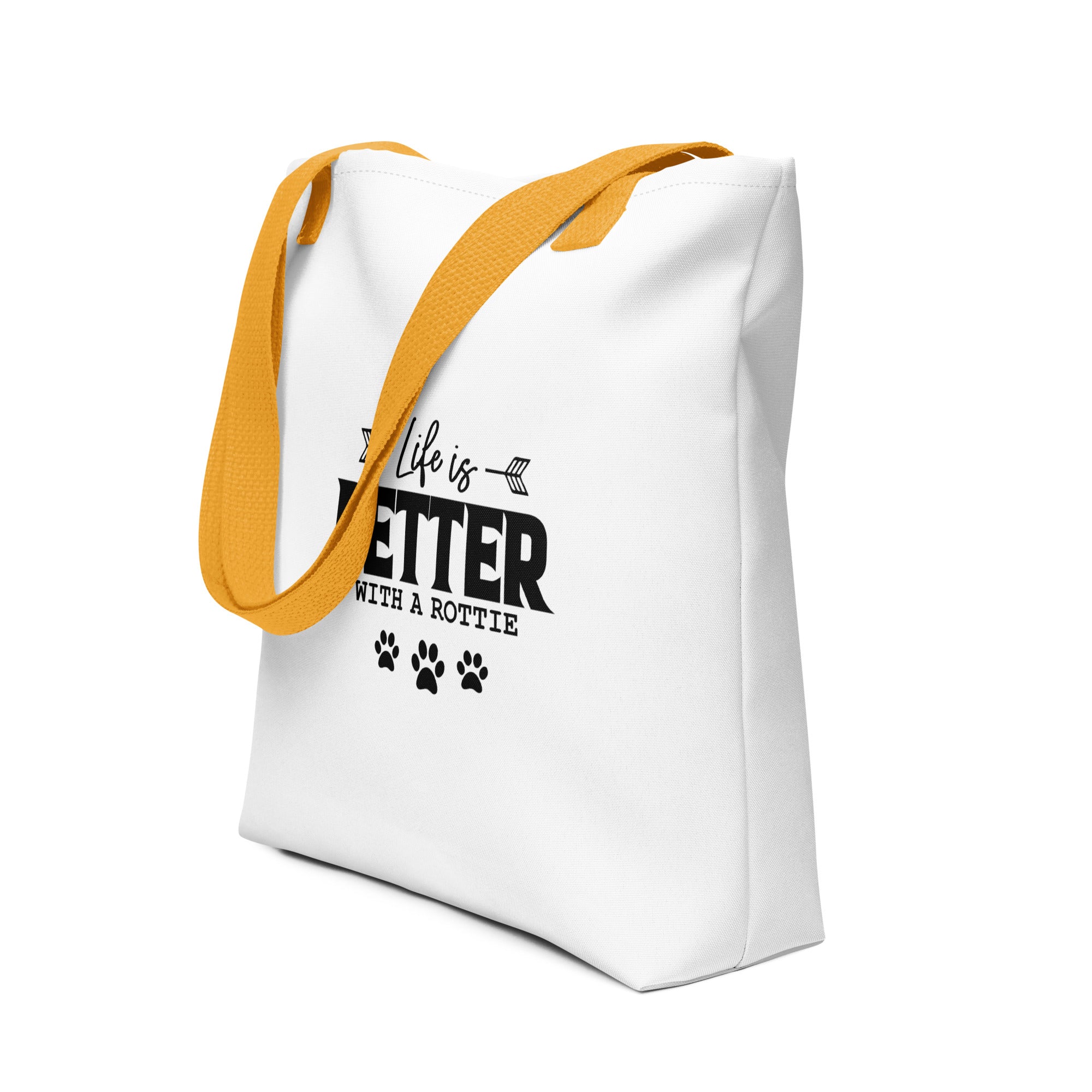 LIFE IS BETTER WITH A ROTTIE - Tote bag